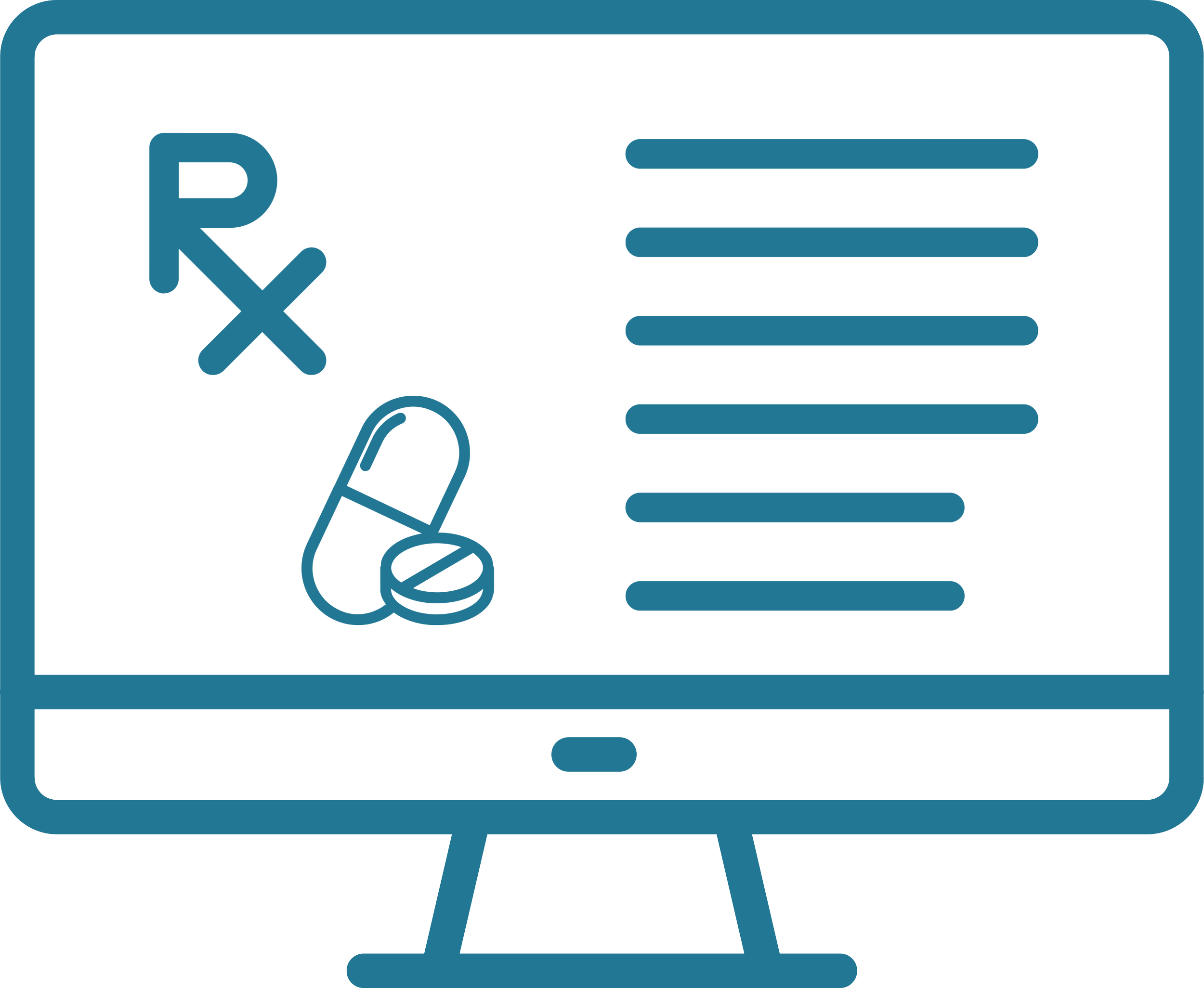 illustration of a generic e-prescribing screen
