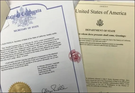 Federal apostille services in Washington DC for international documents