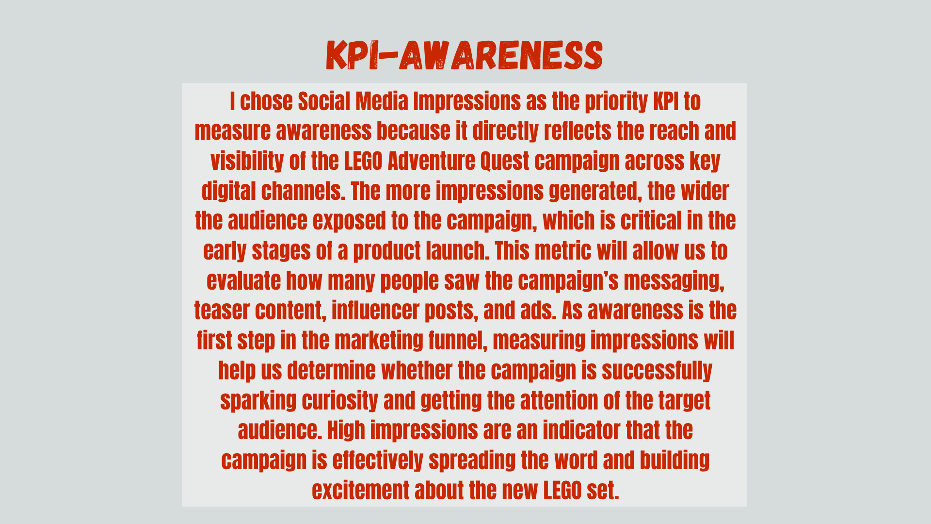 KPI Awareness