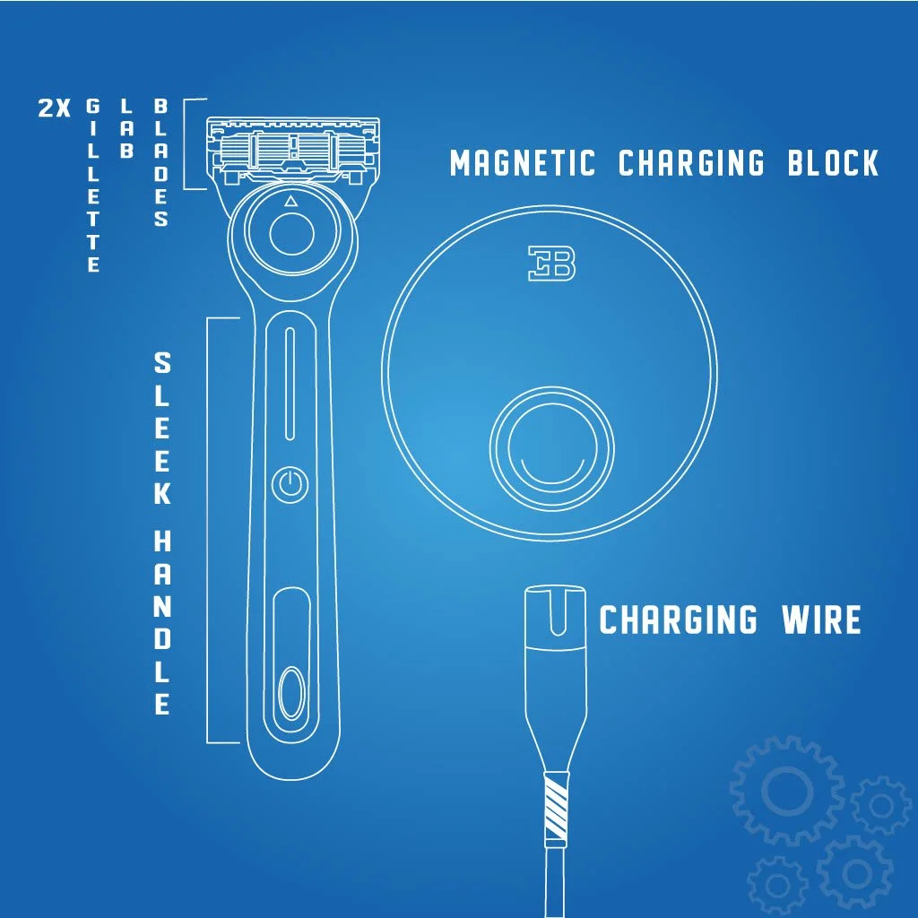 gillette razor graphic