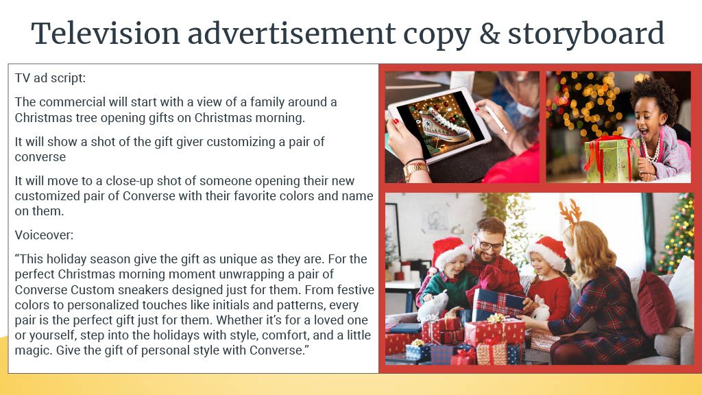 TV Advertisment Story Board