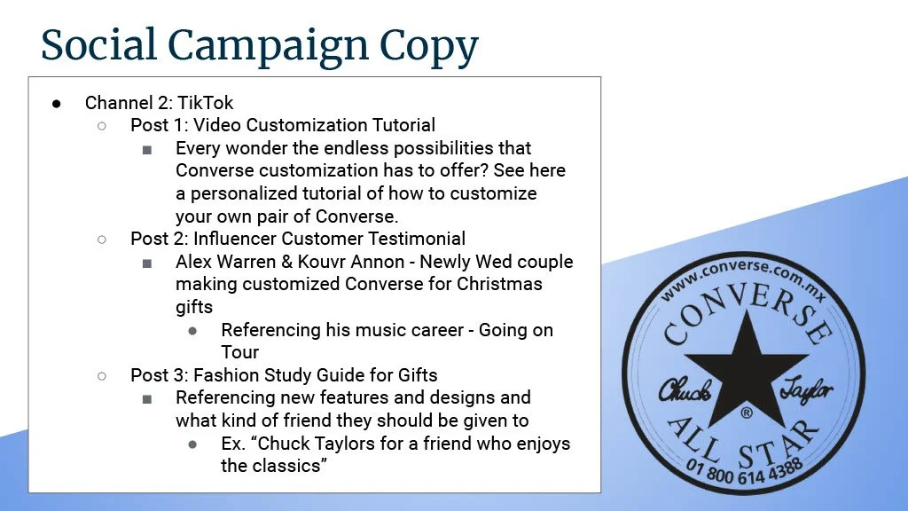 Social Campaign Copy