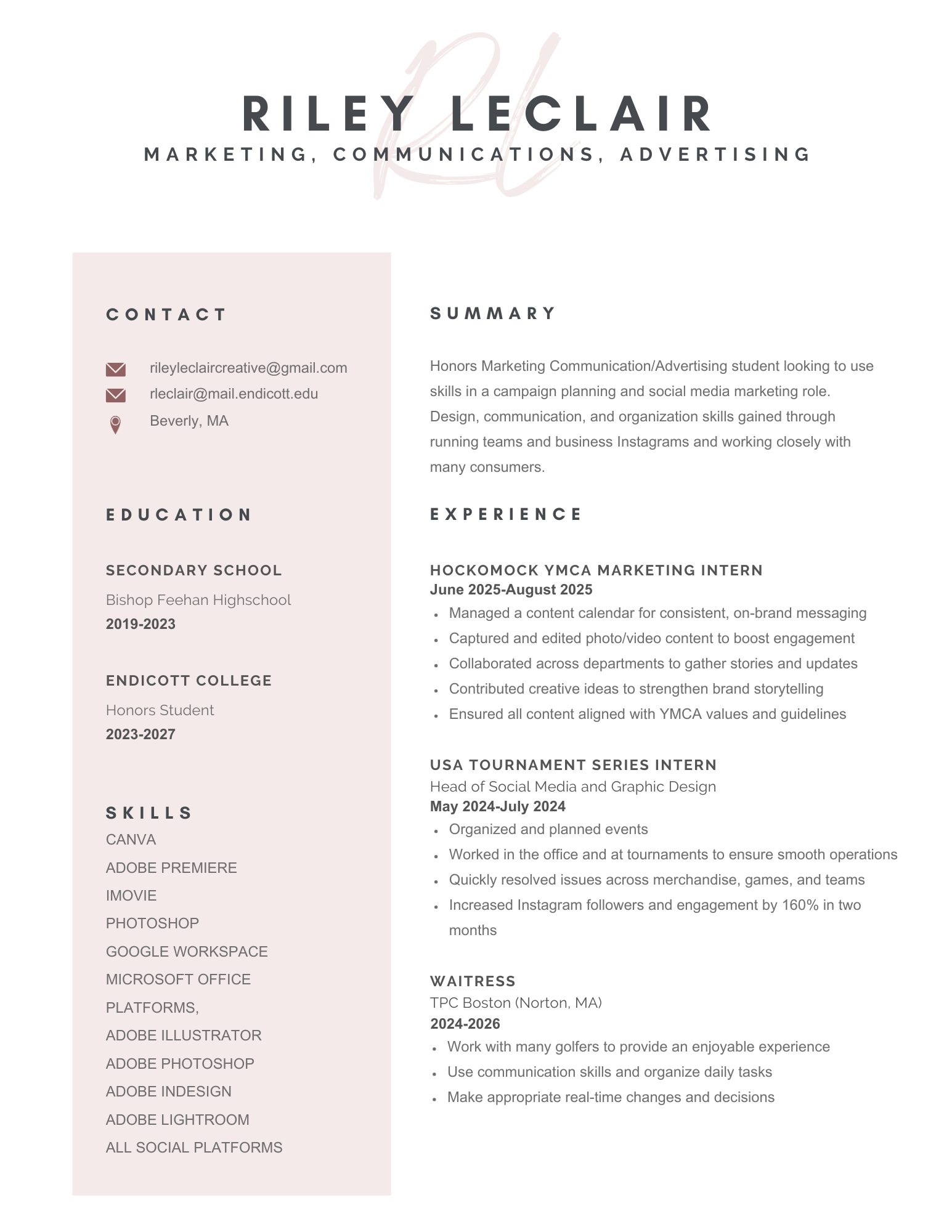 resume