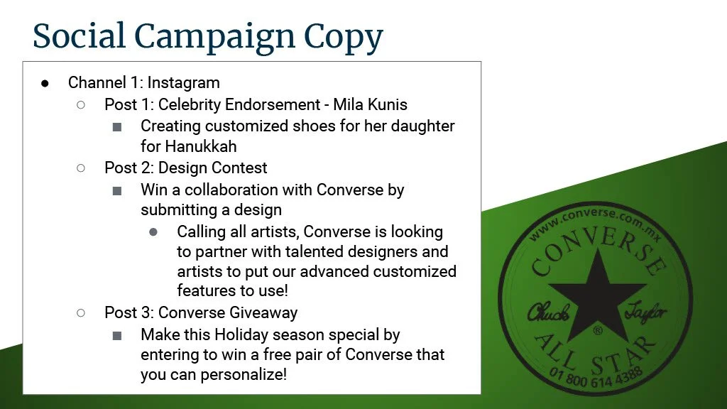 Social Campaign Copy