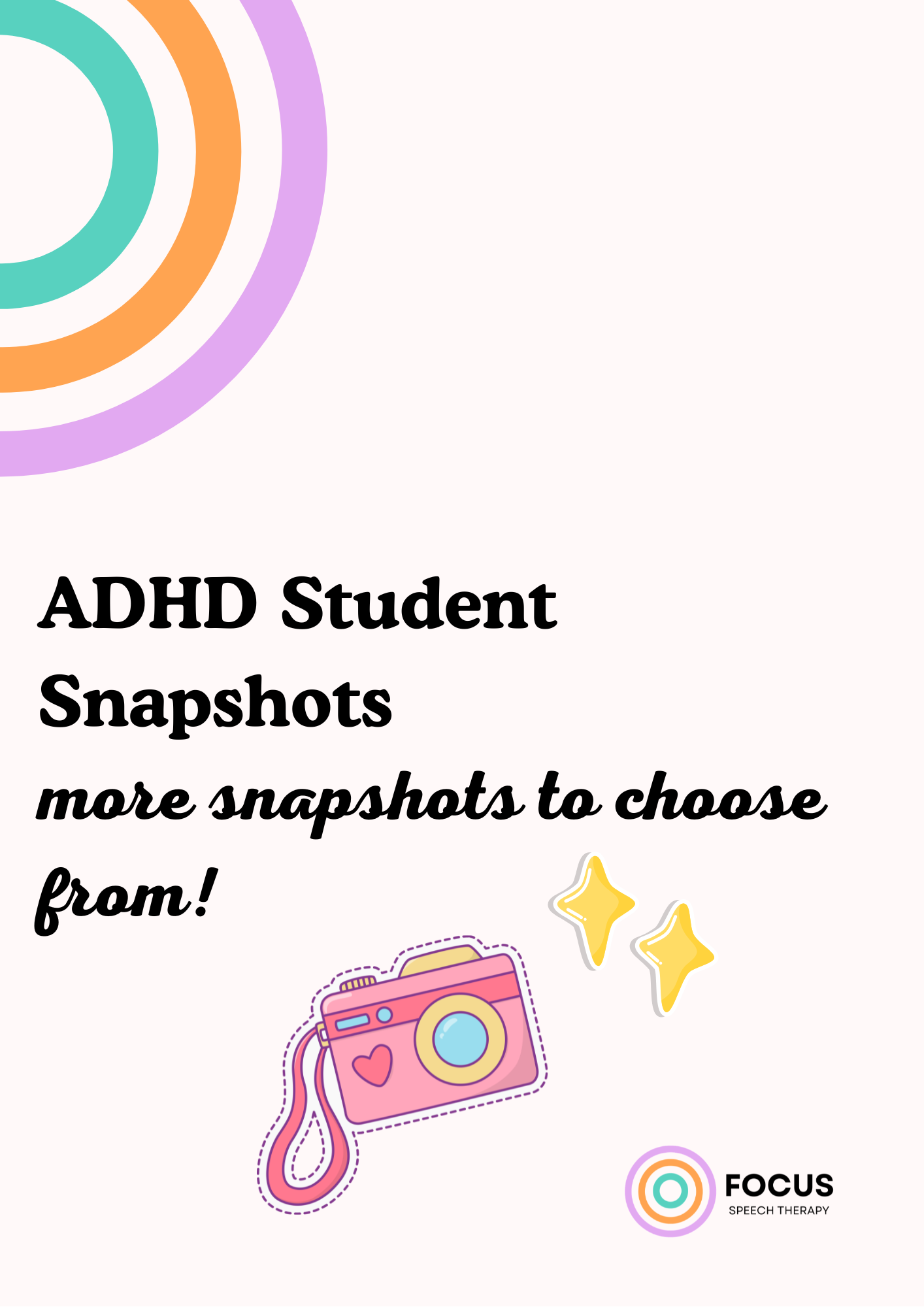 ADHD Student Snapshots