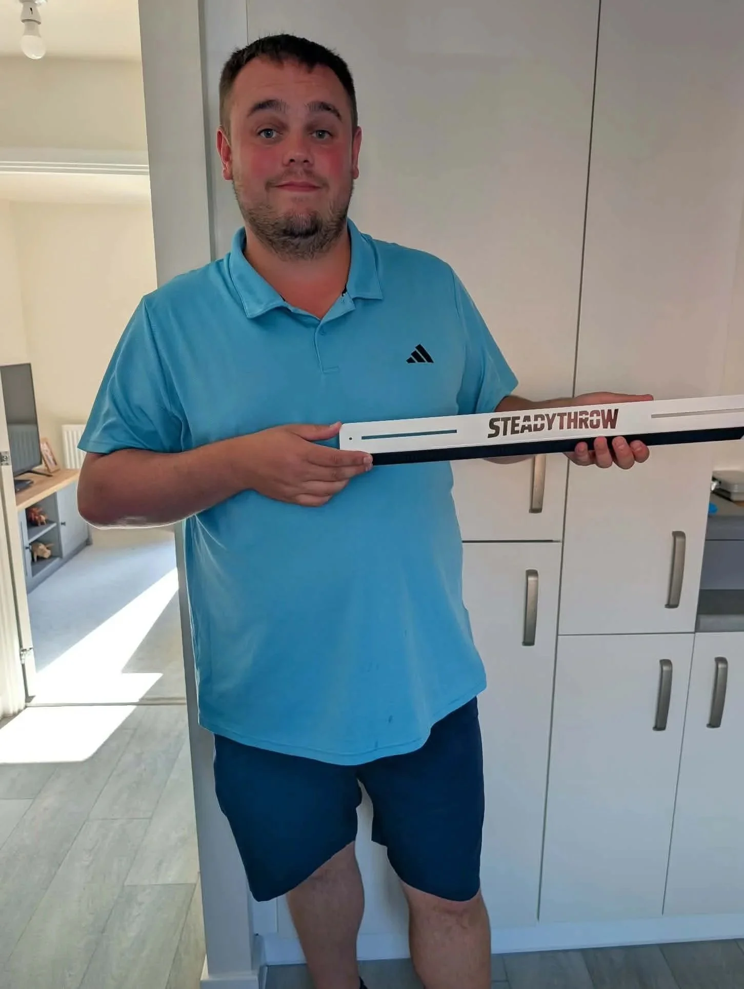 Thomas Lovely now using a SteadyThrow Raised Oche in their practice set up! 