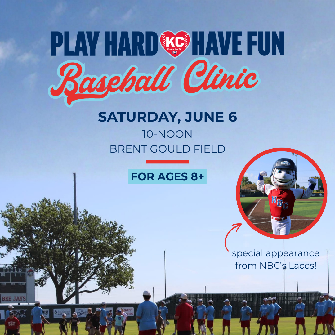 Liberal Bee Jays Play Hard Have Fun Baseball Clinic