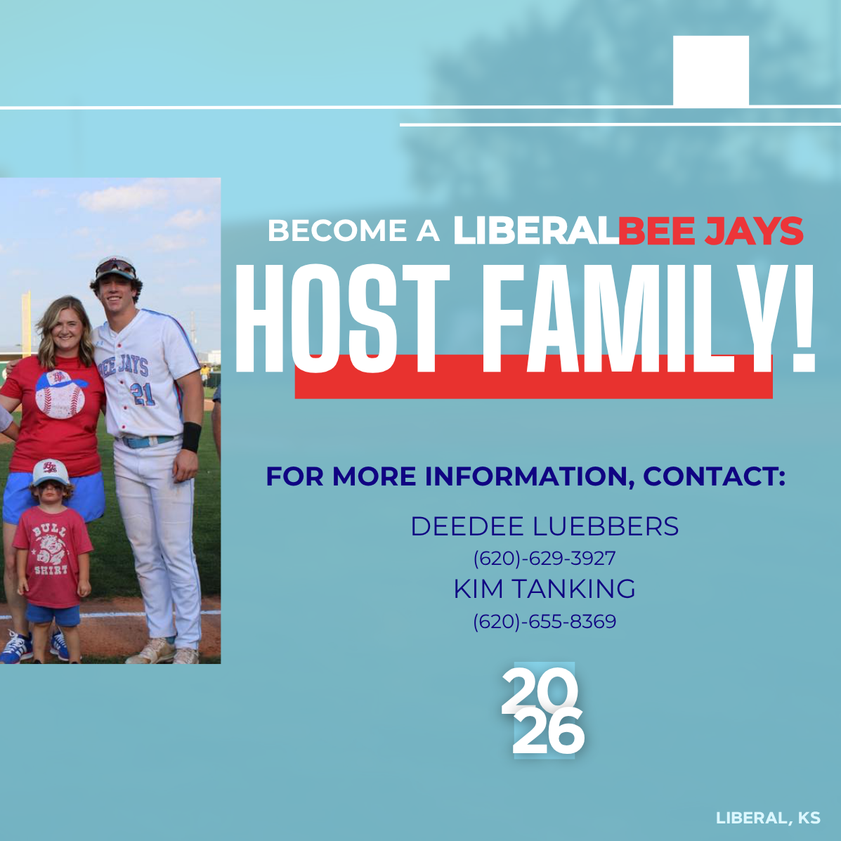 Become a Bee Jays Host Family!