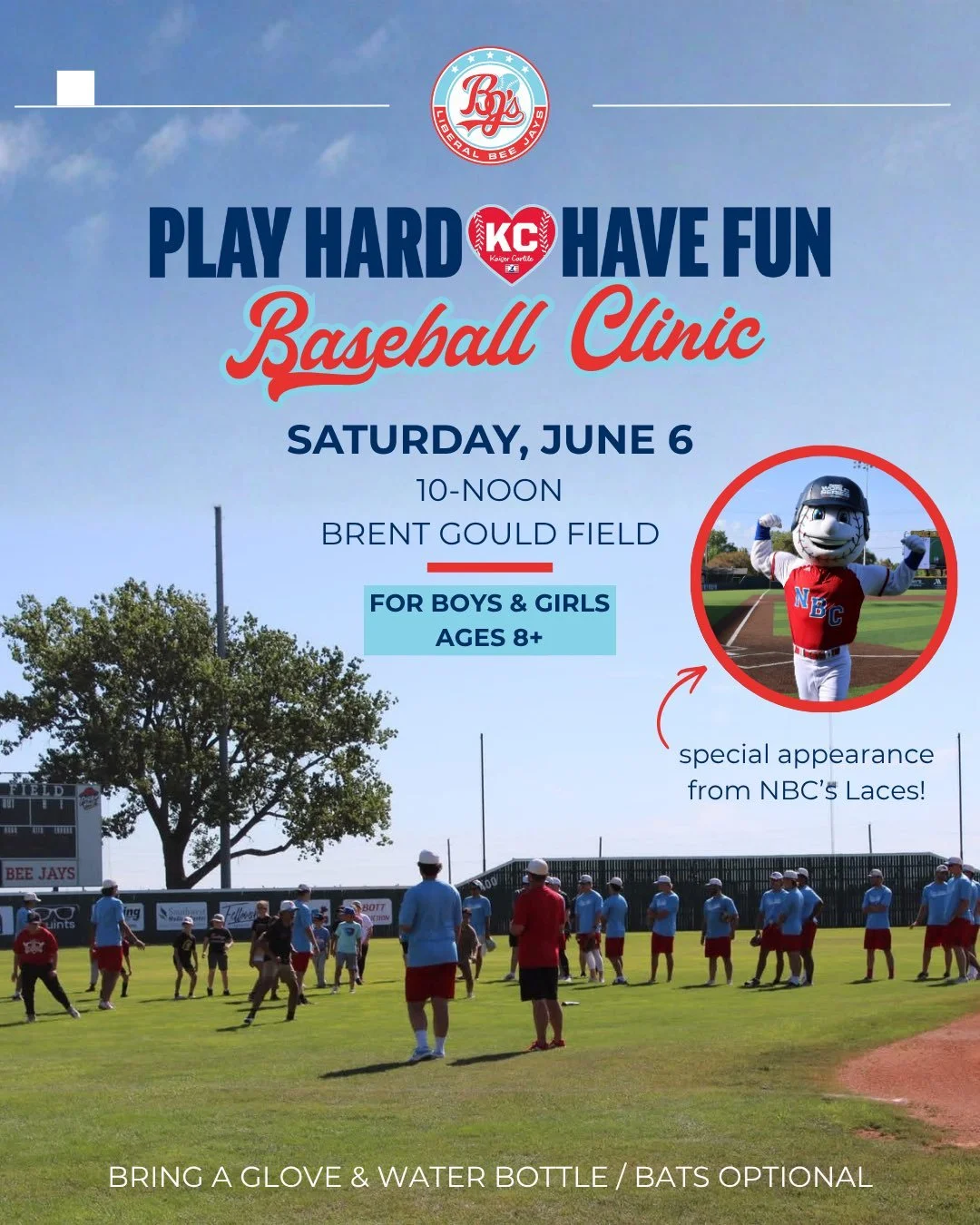 Play hard have fun clinic Saturday