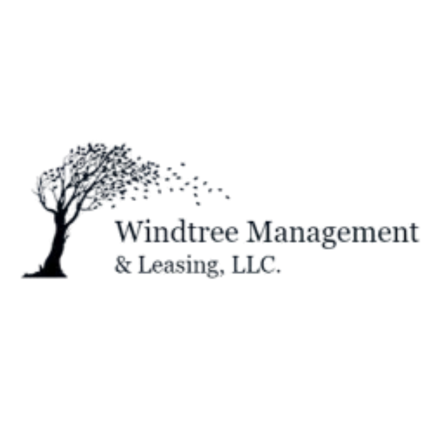Logo for Windhorse Management Service, LLC featuring a tree and company name.