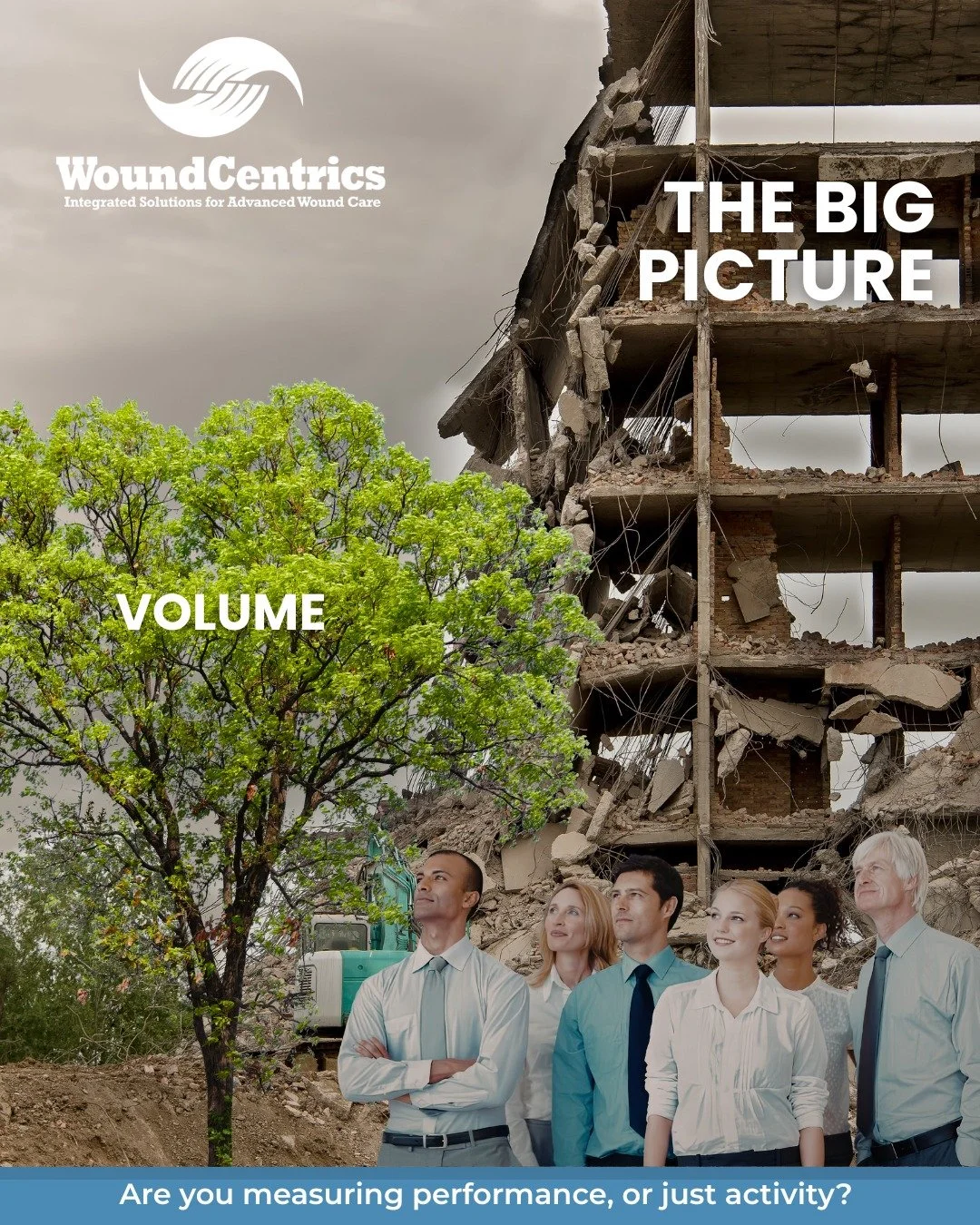 If you&rsquo;re only tracking volume, you&rsquo;re missing the story.

Patient volume is one of the least valuable performance metrics in wound care. 
It shows activity&mdash;not outcomes, risk, or profitability. 

Executives need visibility into wha