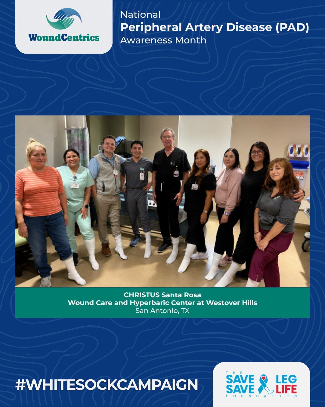 Westover Hills Is Not Footing Around! 🧦 

The CHRISTUS Santa Rosa&ndash;Westover Hills team stepped into the @thesalsalfoundation White Sock Challenge with a serious message&mdash;and socks that deserve their own spotlight. This small white sock car