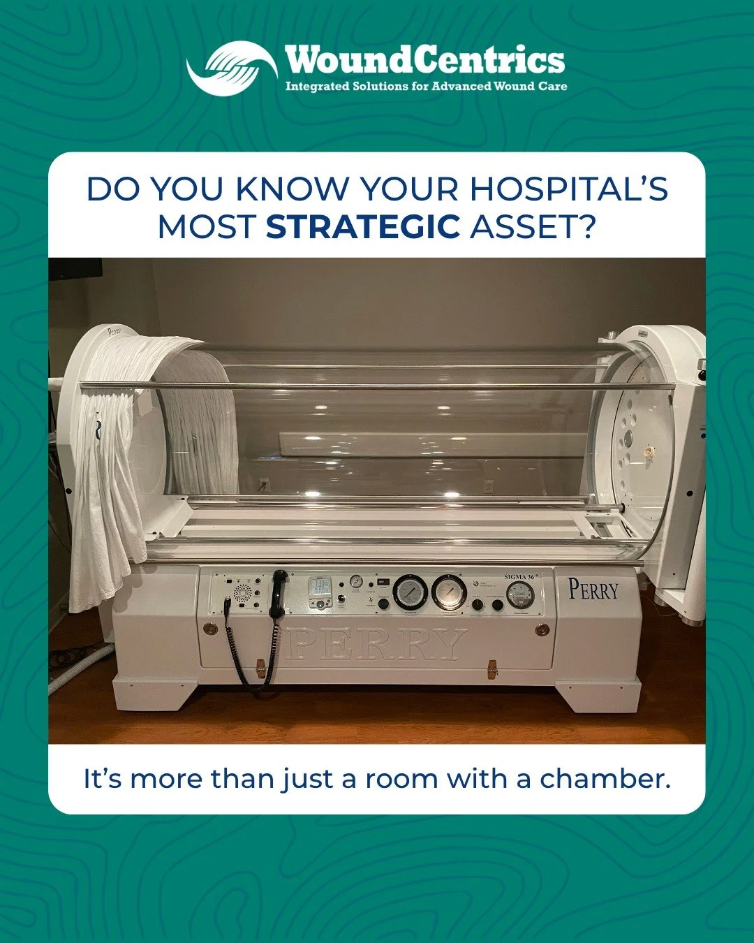 Your chambers are full. Your patients are healing. Your program is still dying. 

Nobody plans to lose a hyperbaric program. 

It happens one quiet Tuesday at a time: 

One referring podiatrist retires 

One certified tech takes another job 

One com