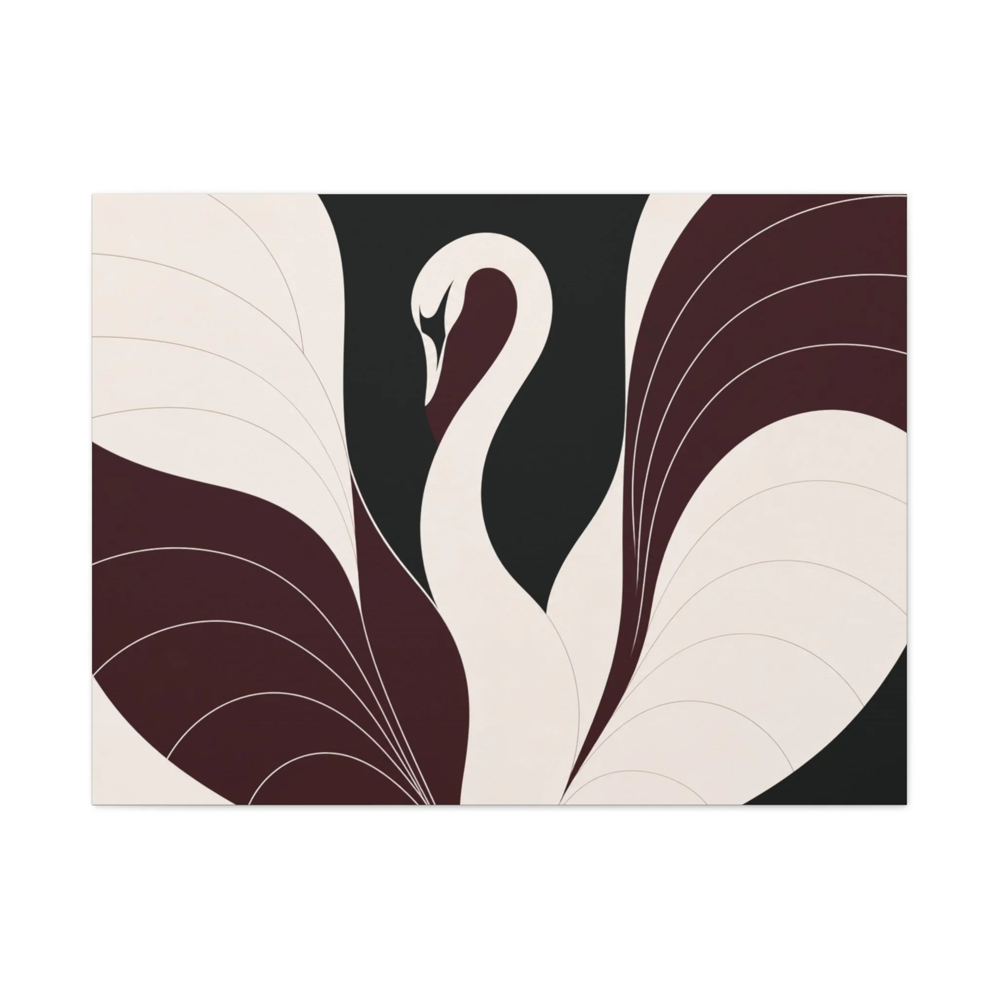 Cygnus canvas print hanging hardware detail