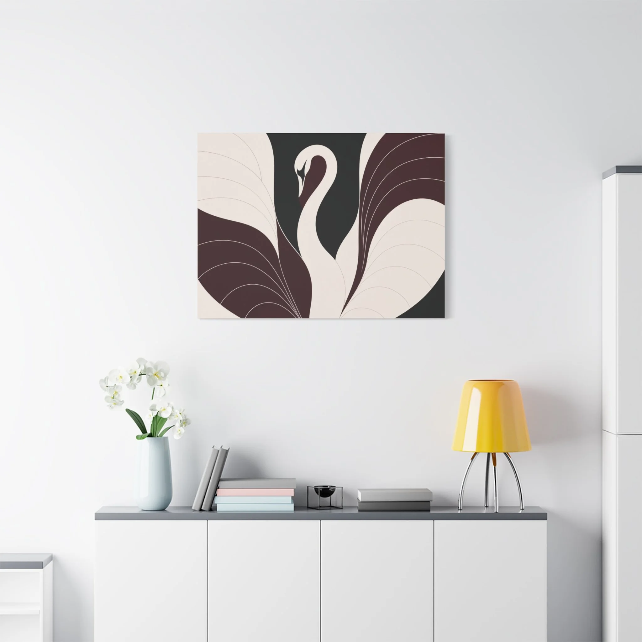 Cygnus canvas print corner detail