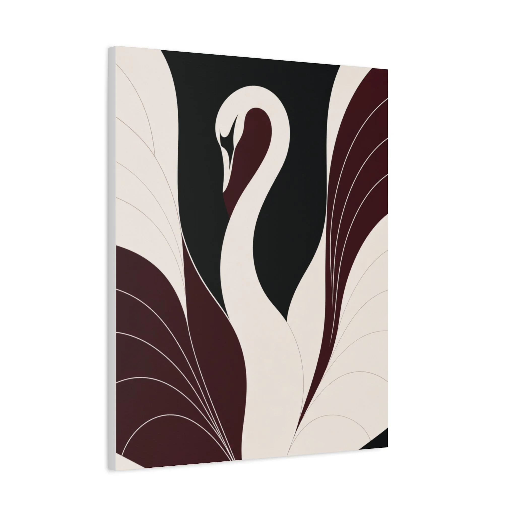 Cygnus canvas print frame corner