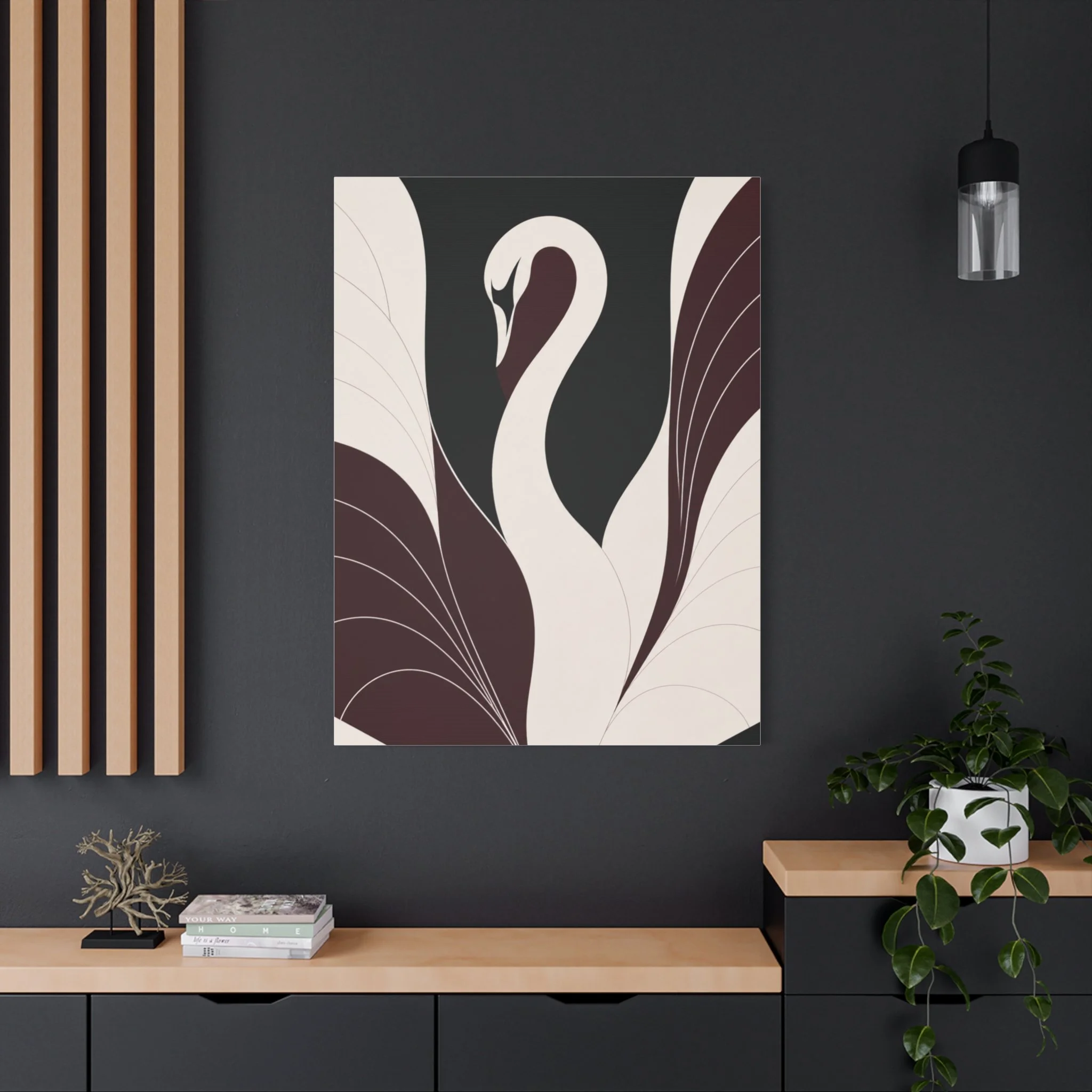 Cygnus canvas print full product view
