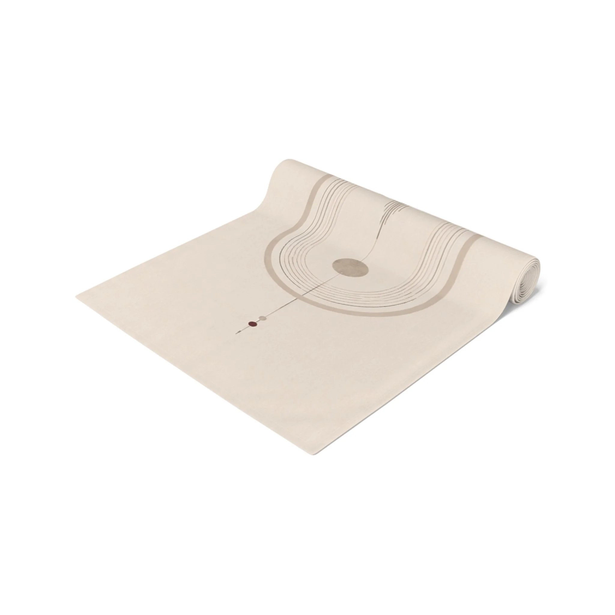 Styled dining table with Ember Arch Japandi table runner