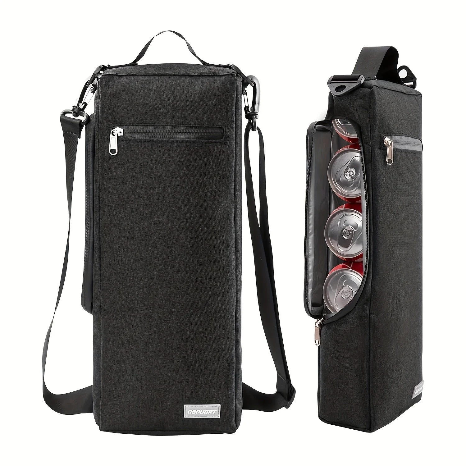 Outdoor Golf Cooler Sleeve Drink Carrier Bag front view