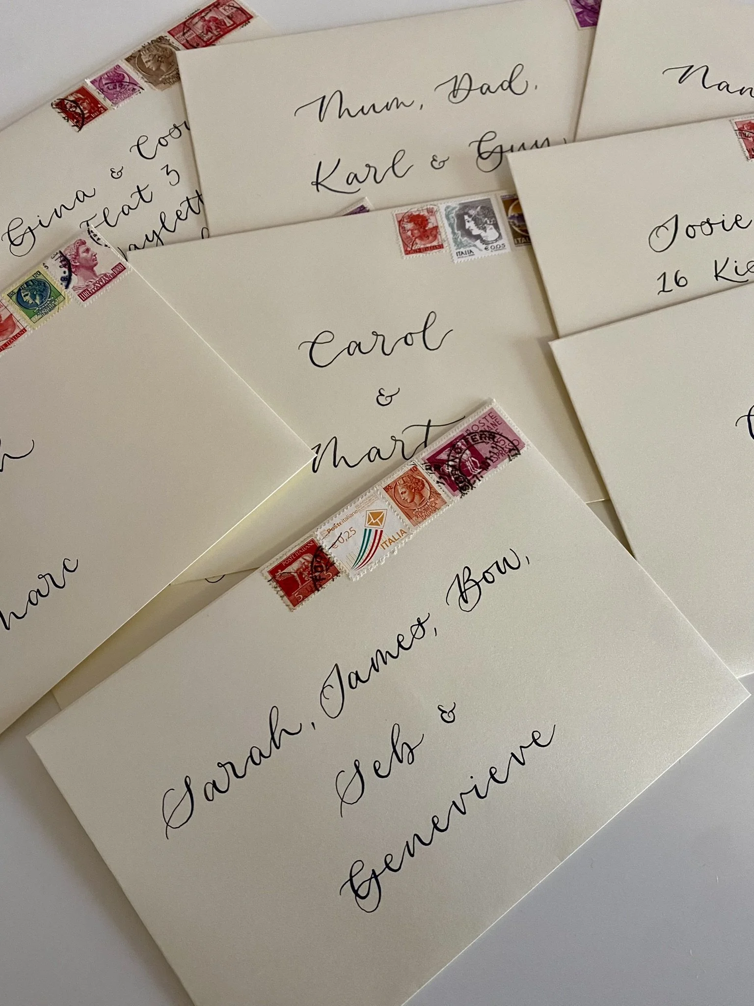 Calligraphy envelopes