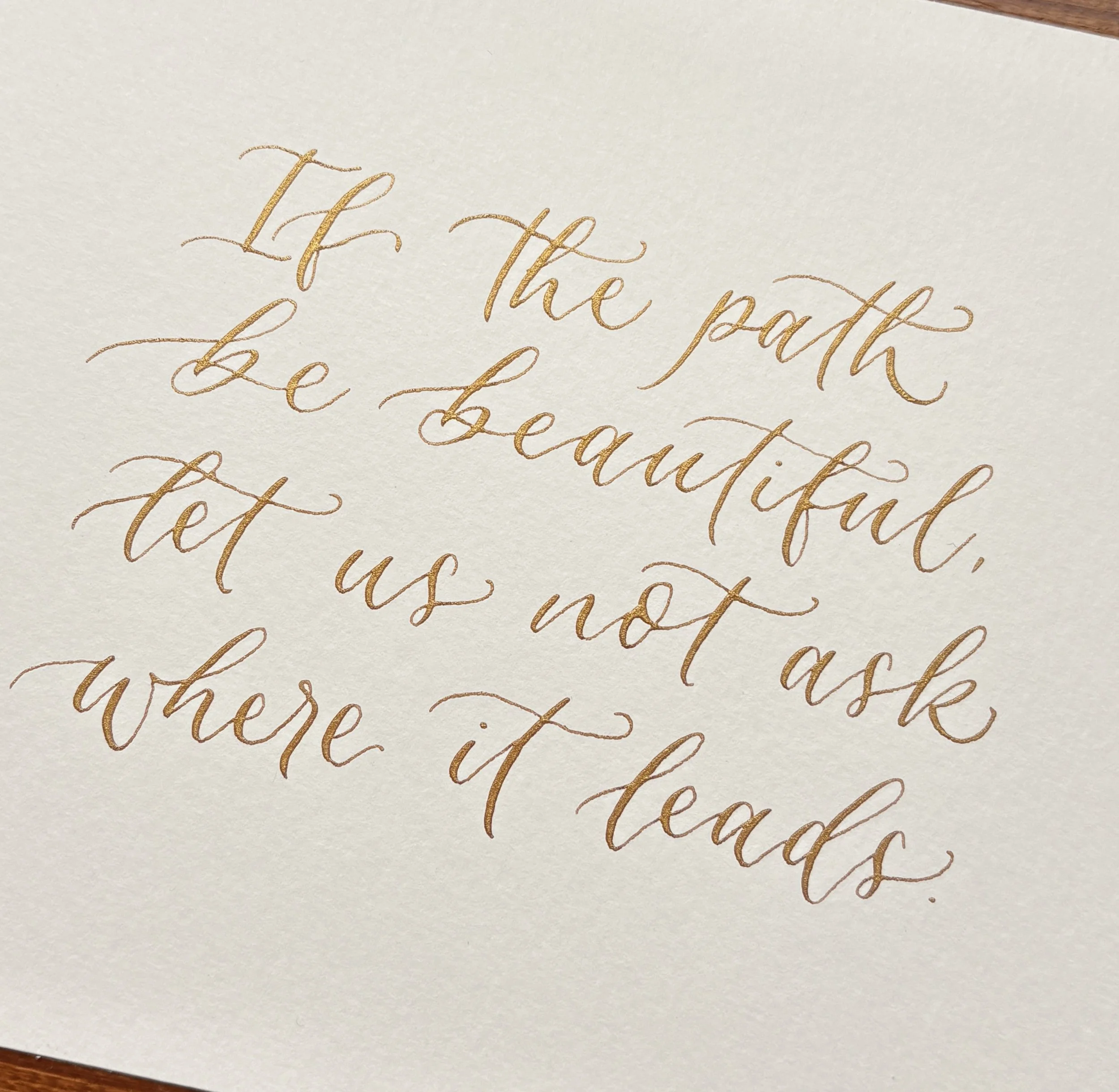 Calligraphy Quote