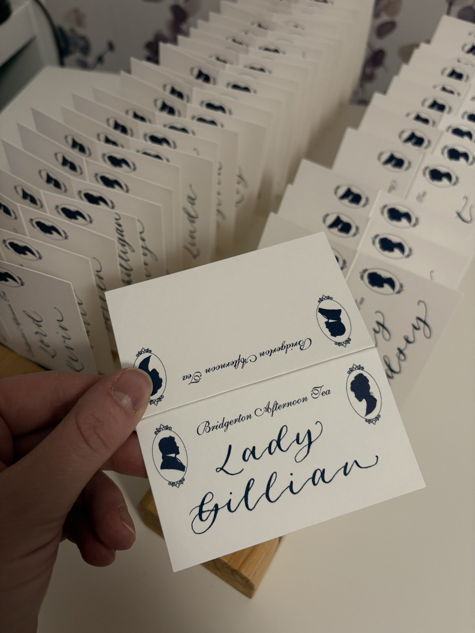 Calligraphy place cards