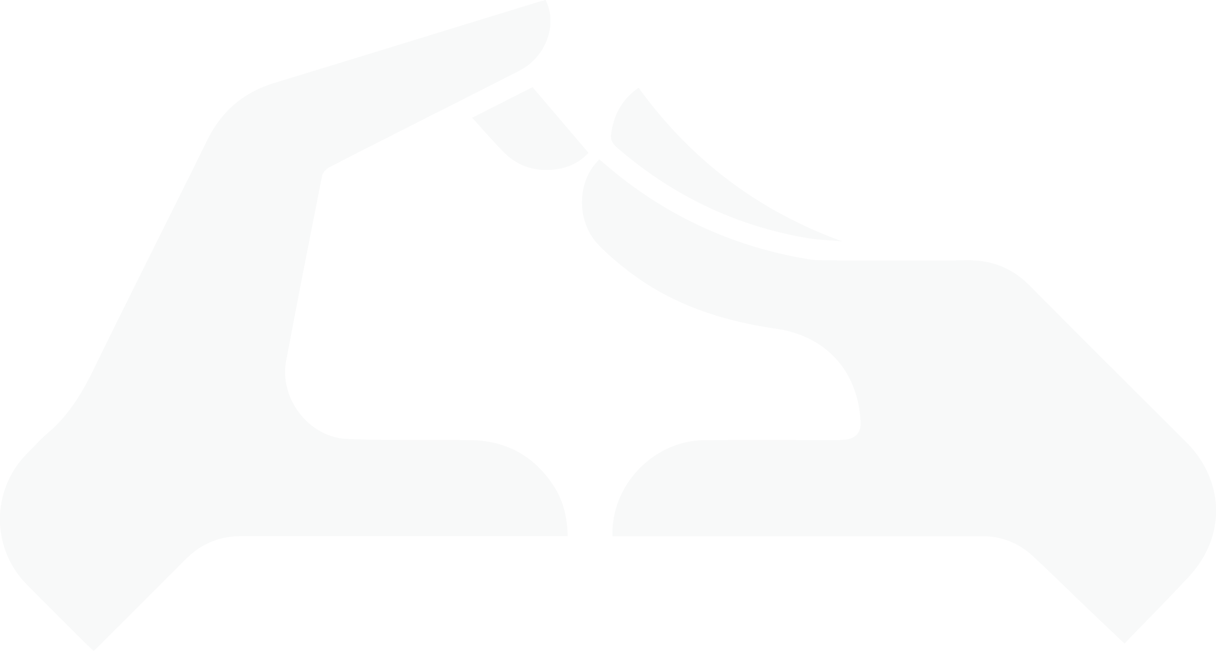 Two hands coming together forming the silhouette of a sneaker.