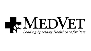 MedVet logo with a medical cross symbol