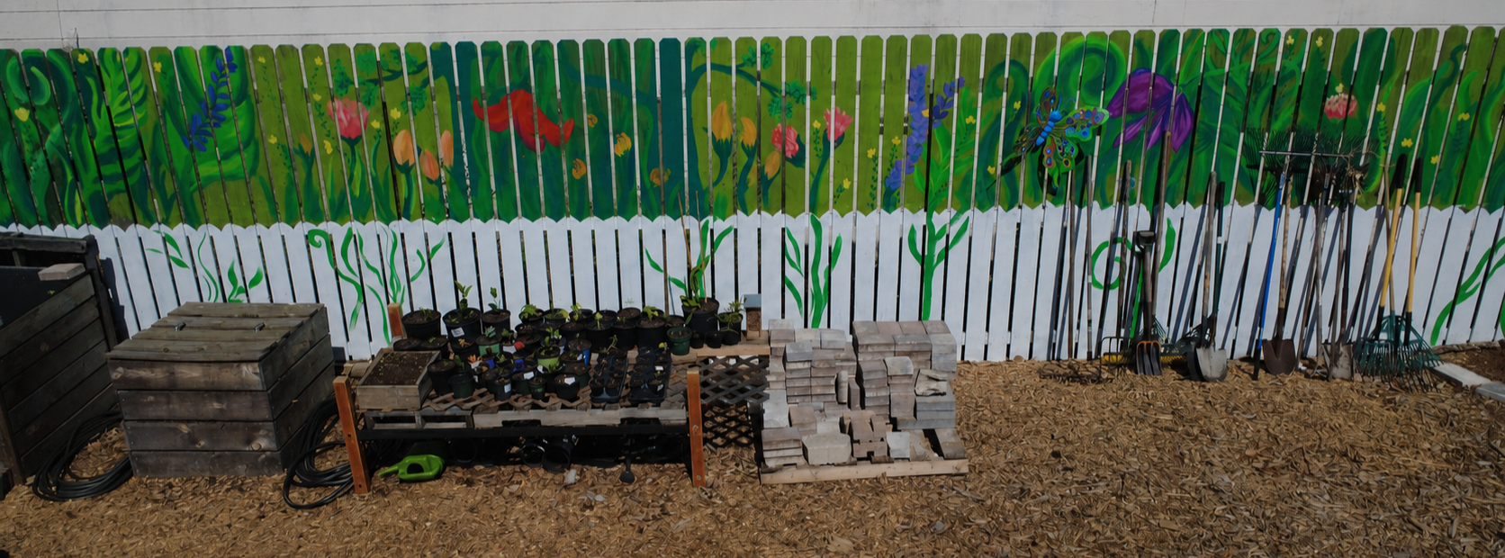 Limelight Community Garden Mural by Gypsy Gardener