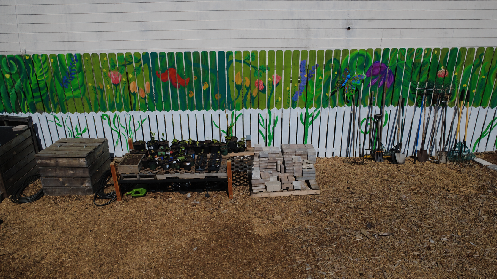 Gypsy Gardener Donated Mural to Limelight Community Garden