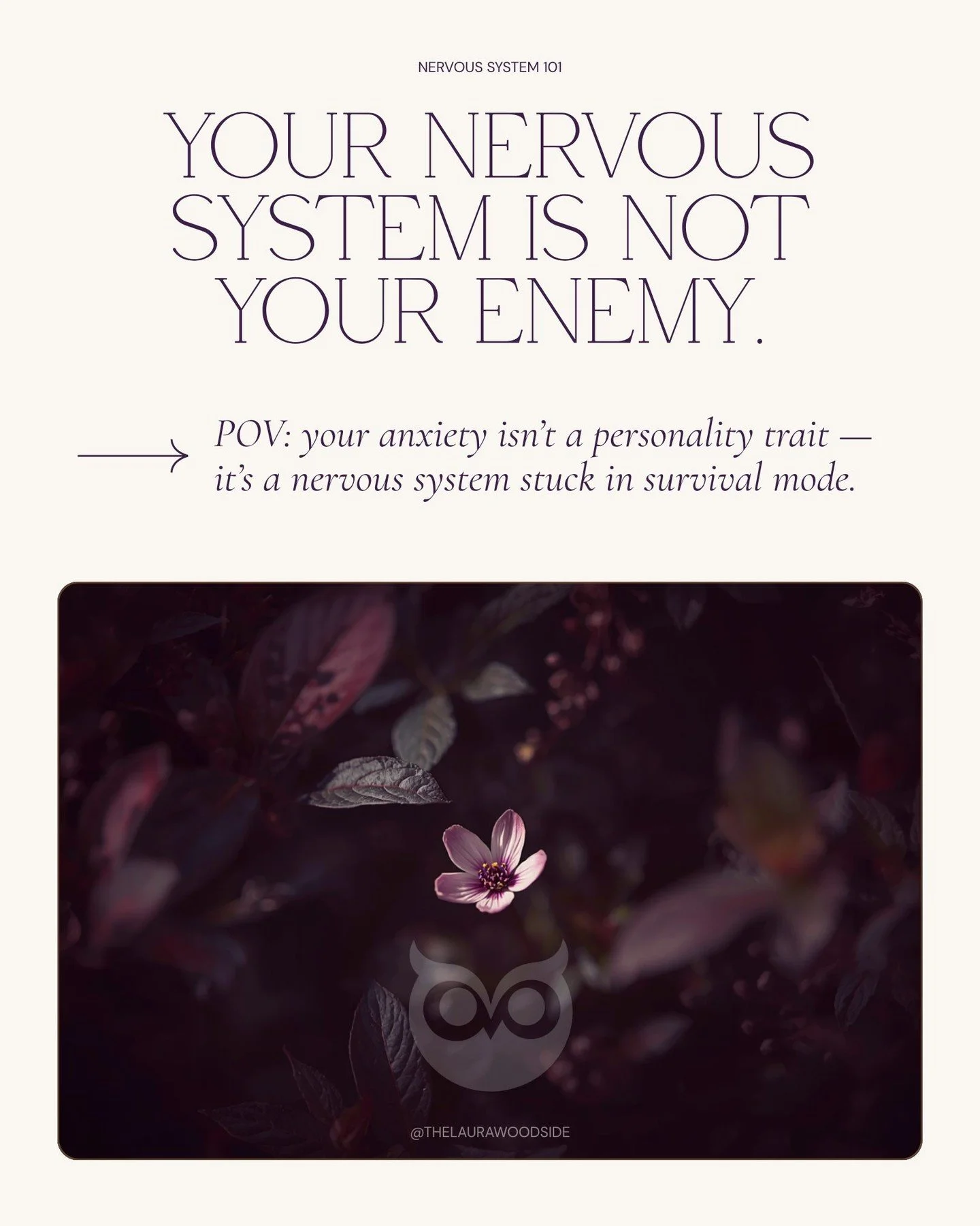 POV: you just realized your anxiety
isn't a personality trait.

it's a nervous system that never
got the signal that the
threat passed. 💜

save this for the next time
someone tells you to
"just calm down."

⚕ educational content only.
not 