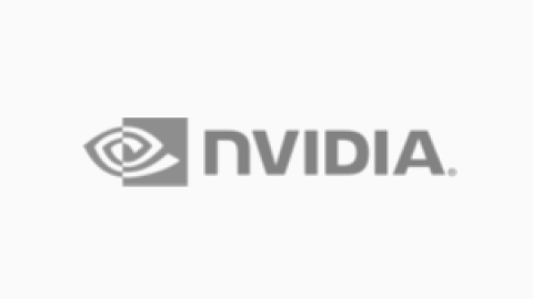 NVIDIA logo on a white background.