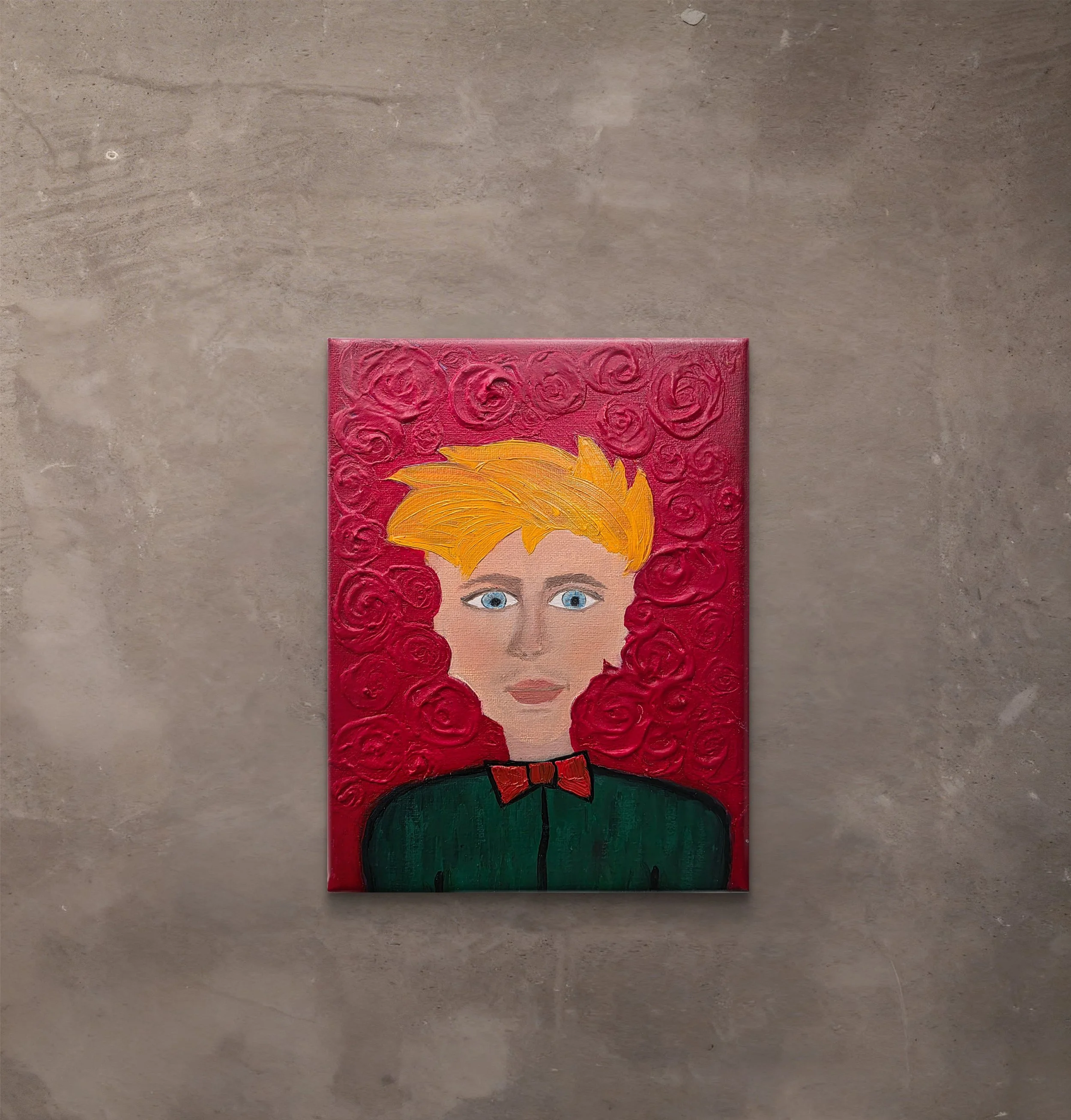 Le Petit Prince enturé des ses roses
