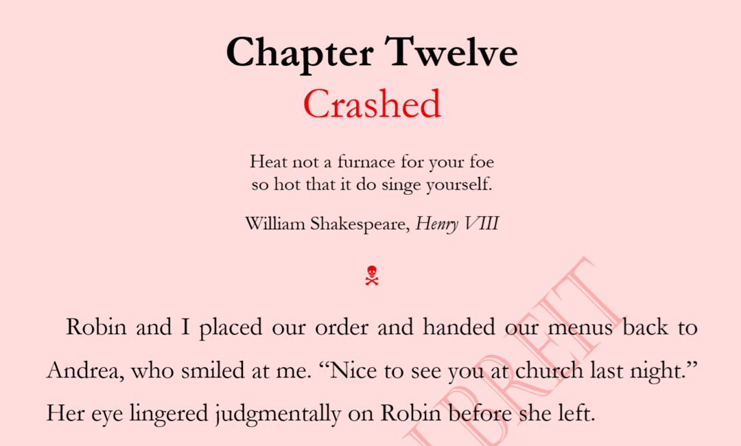 UNDERTAKEN CHAPTER TWELVE: CRASHED