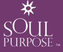 Soul Purpose logo on purple background