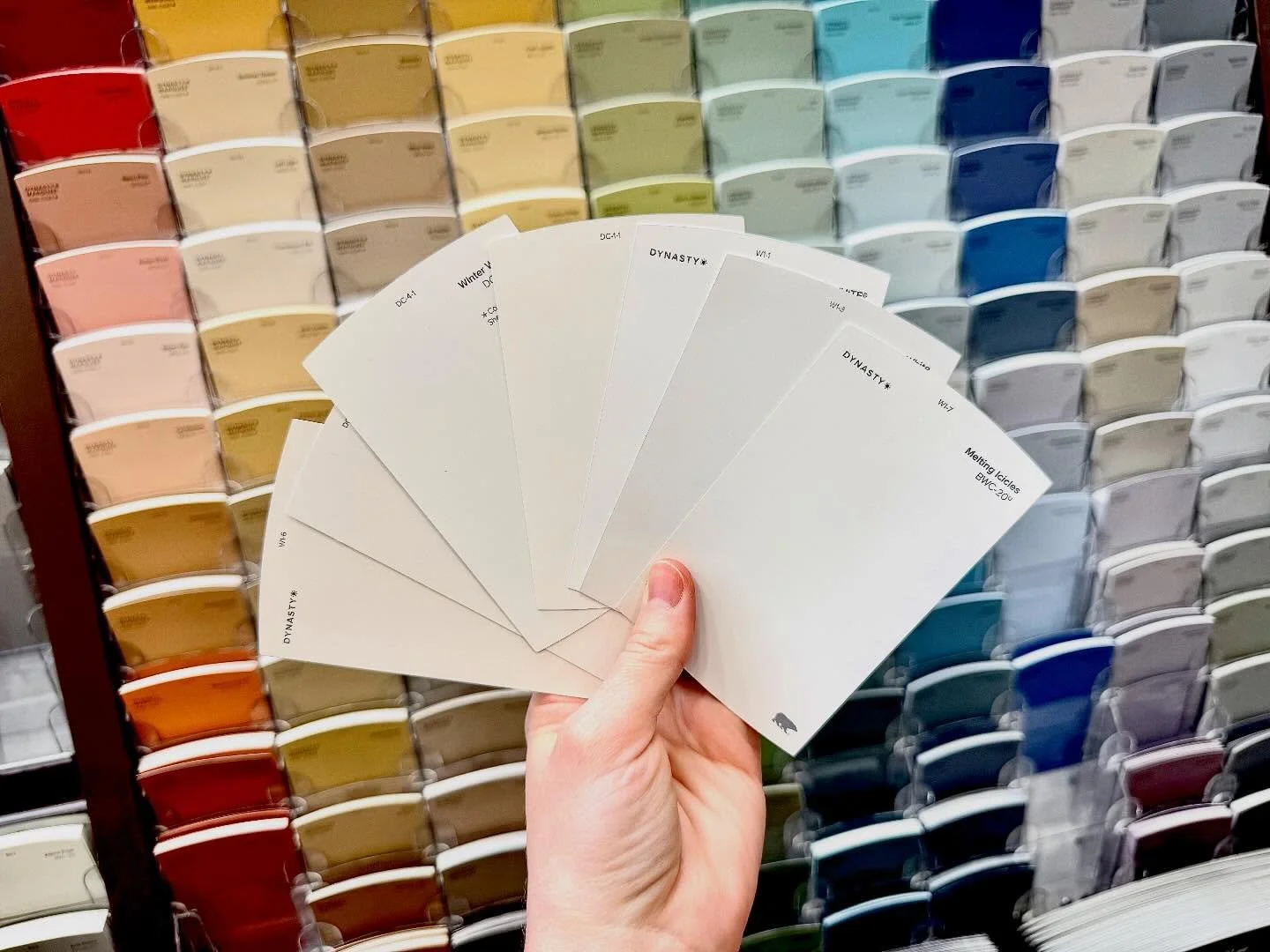 Picking out paint colors for the cart 🤩
