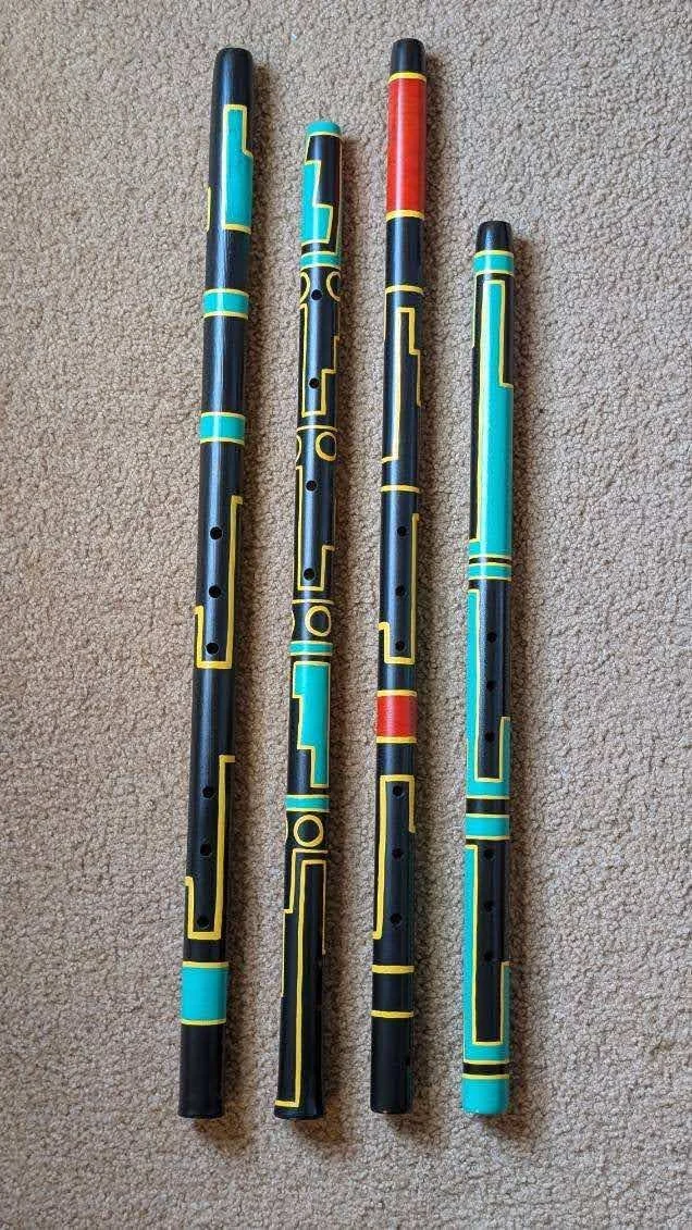 4 rimblown flutes