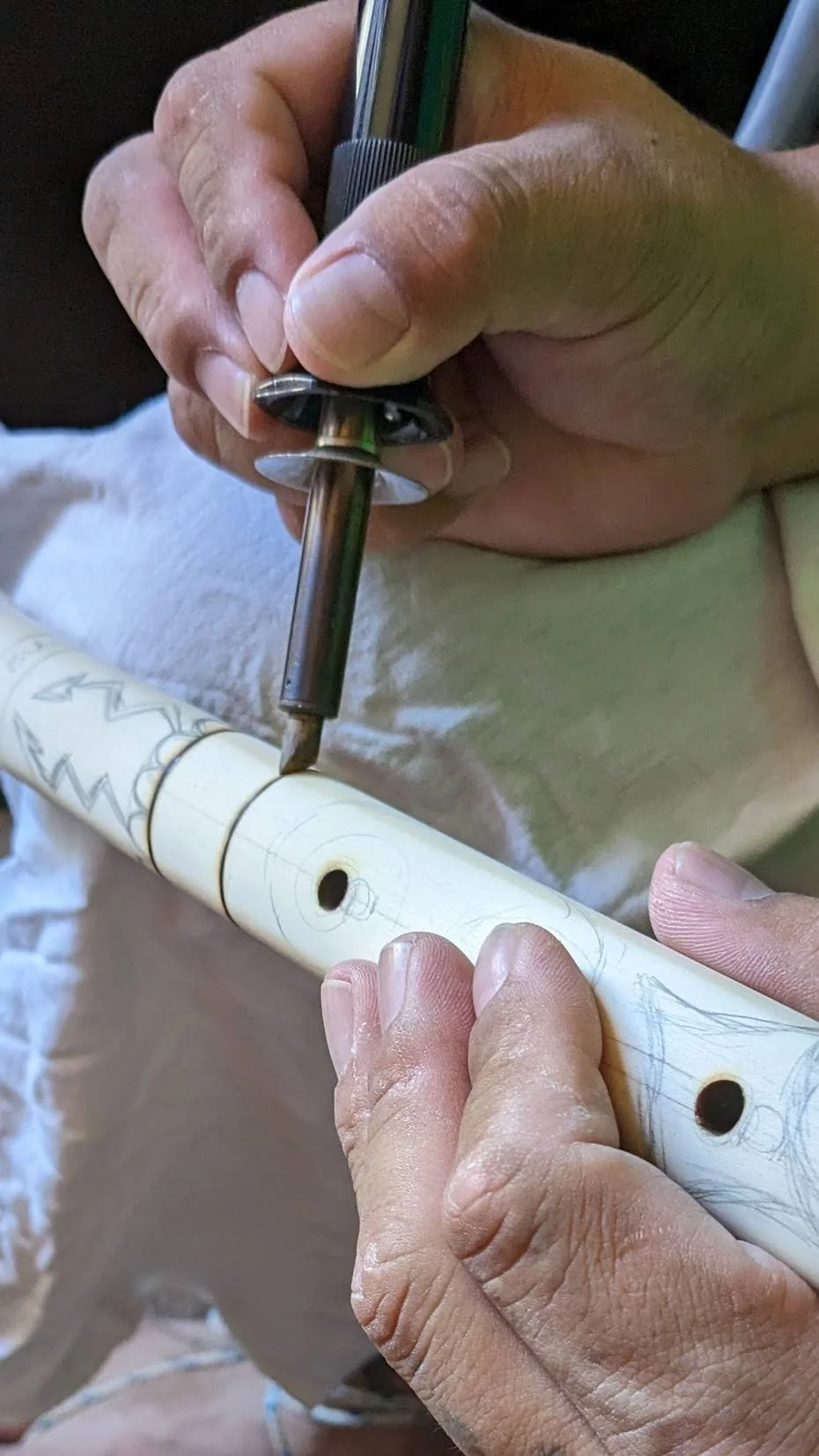 marlon woodburning flute