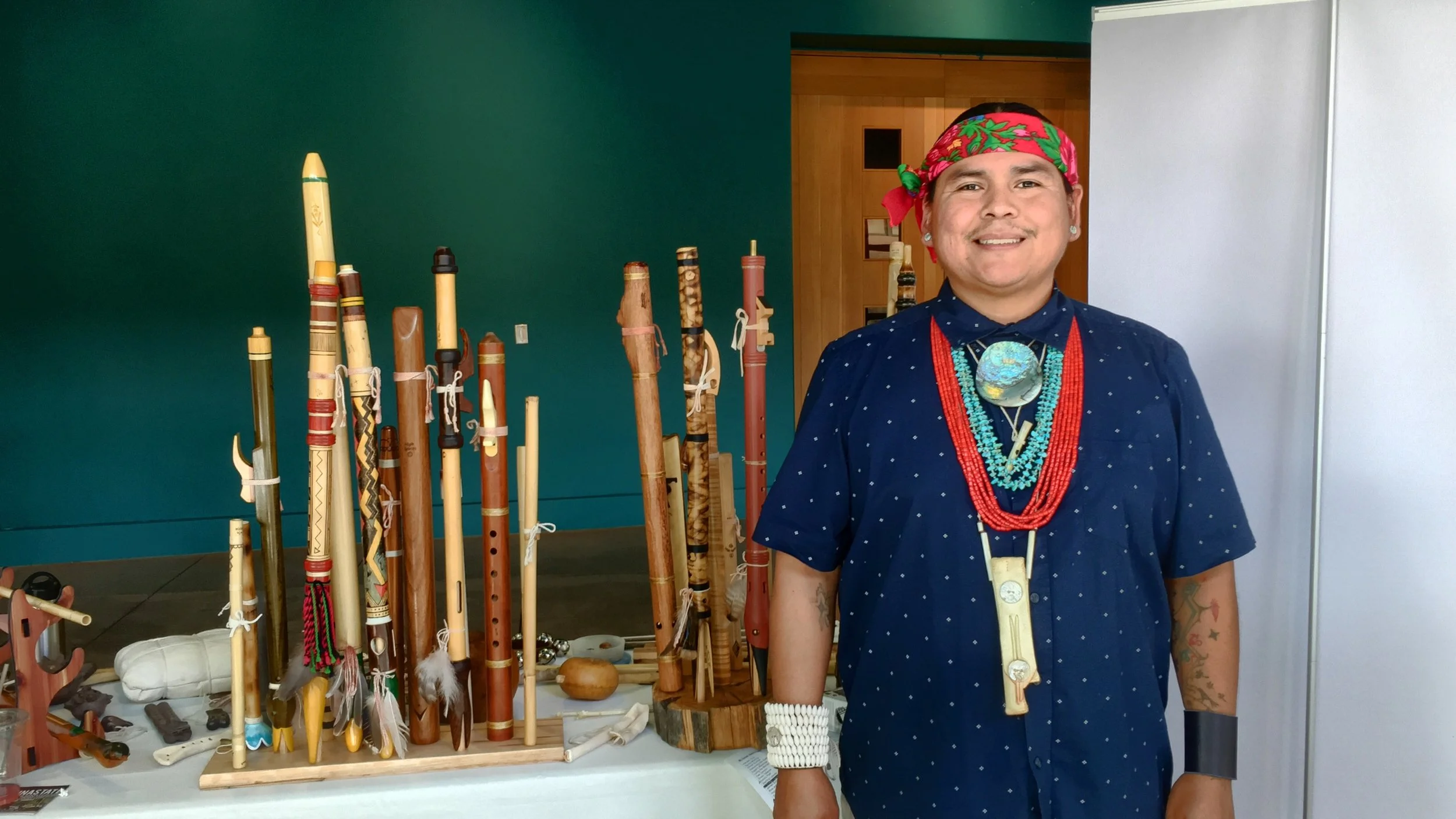 Outreach display at the NM History Museum in Santa Fe, NM 2019.