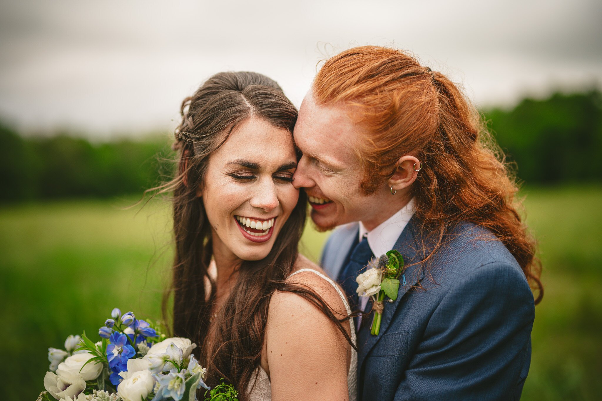 An Intimate and Rainy Wedding at Allerton Park | Emily + Moses
