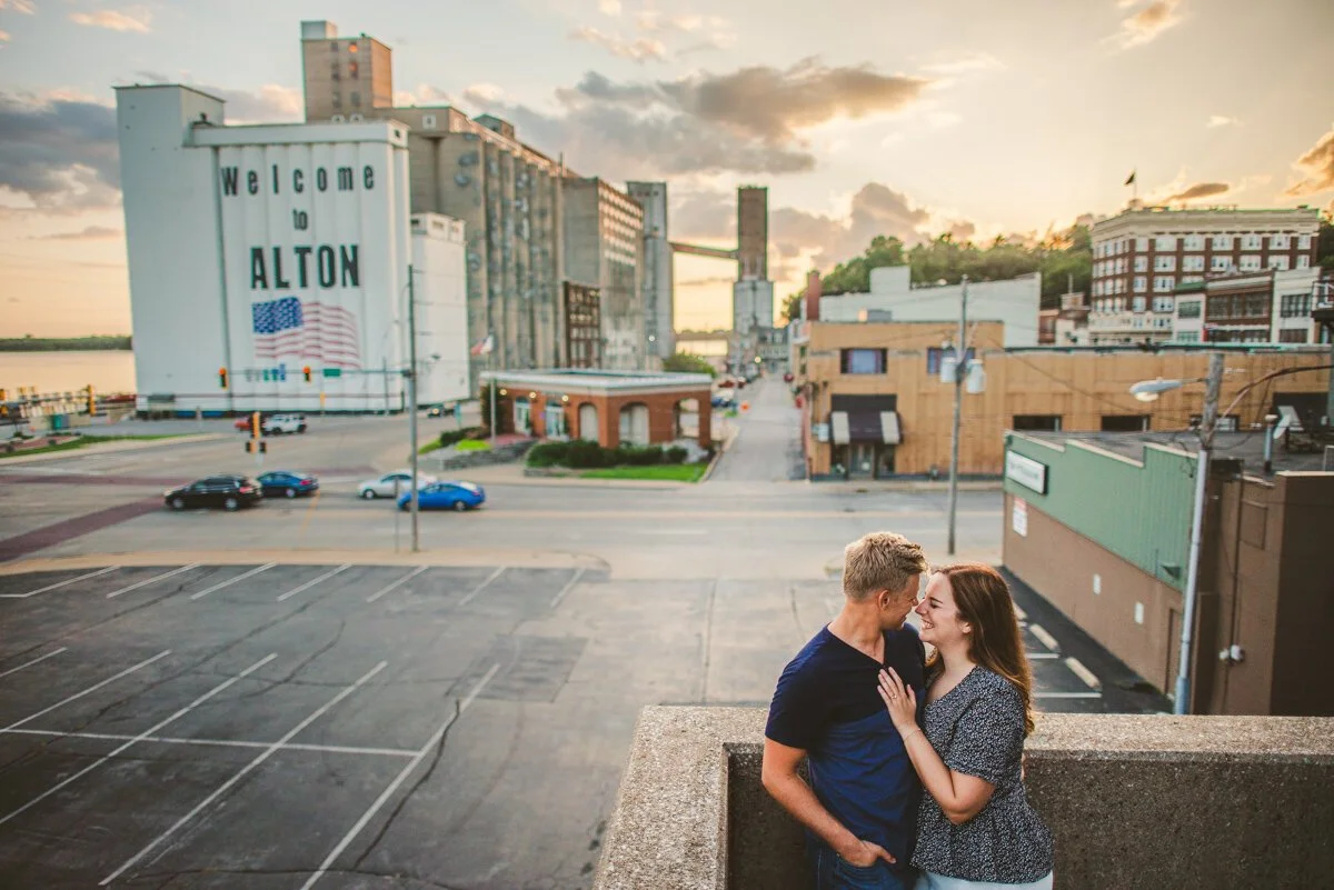 Josie + Cole - Alton, Illinois Engagement Session