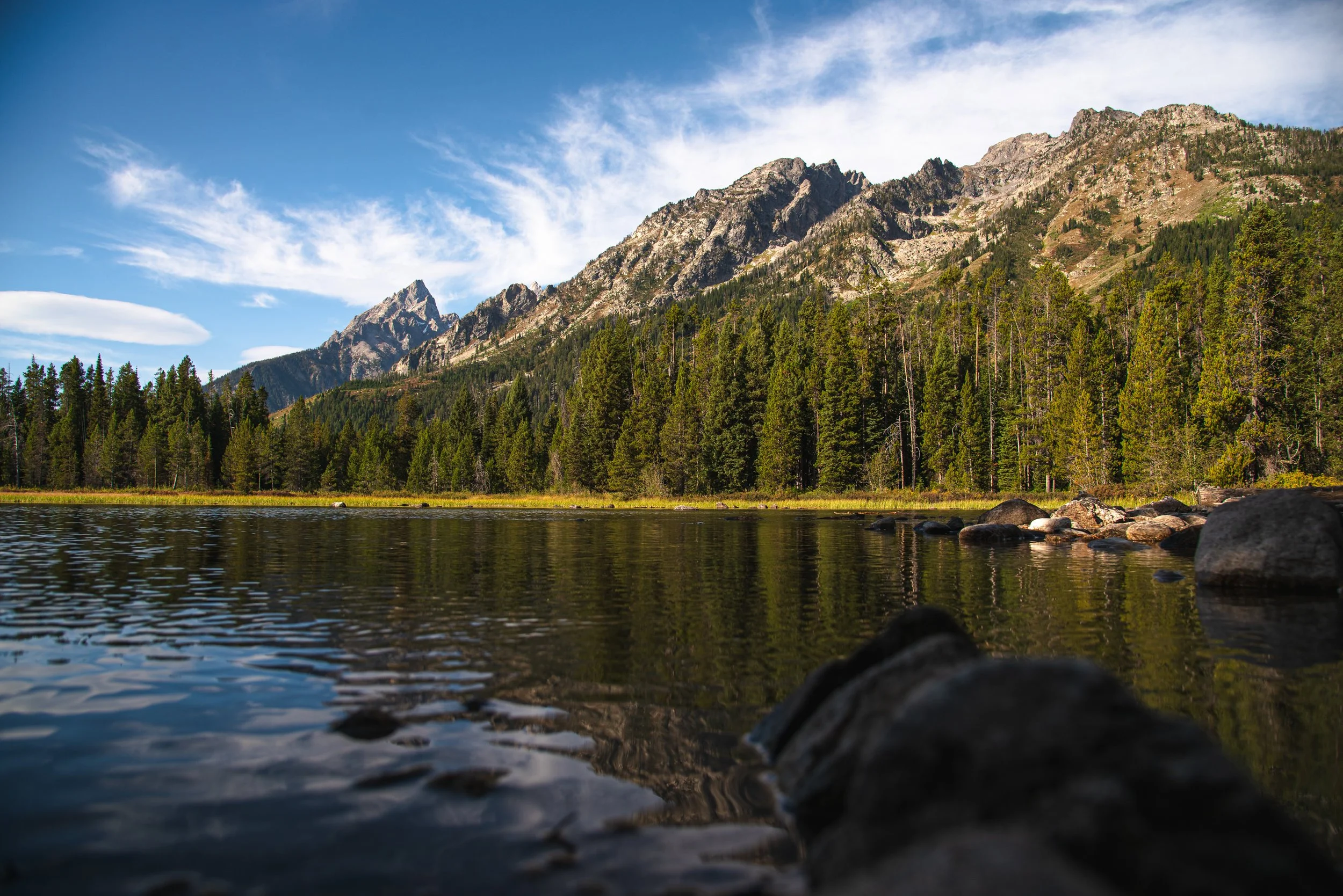 Mount Moran and Grand Teton