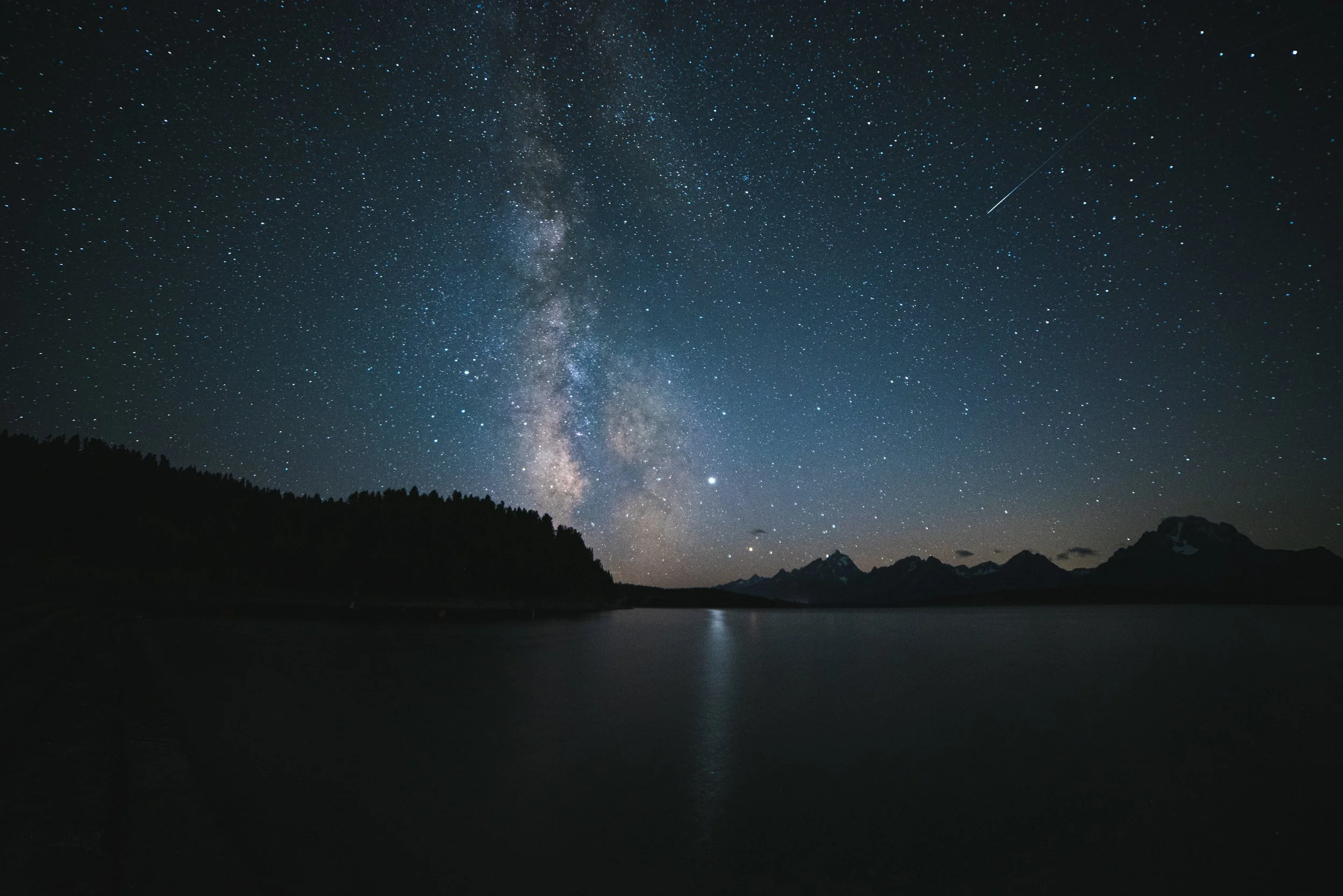 Milky Way Over Jackson Lake