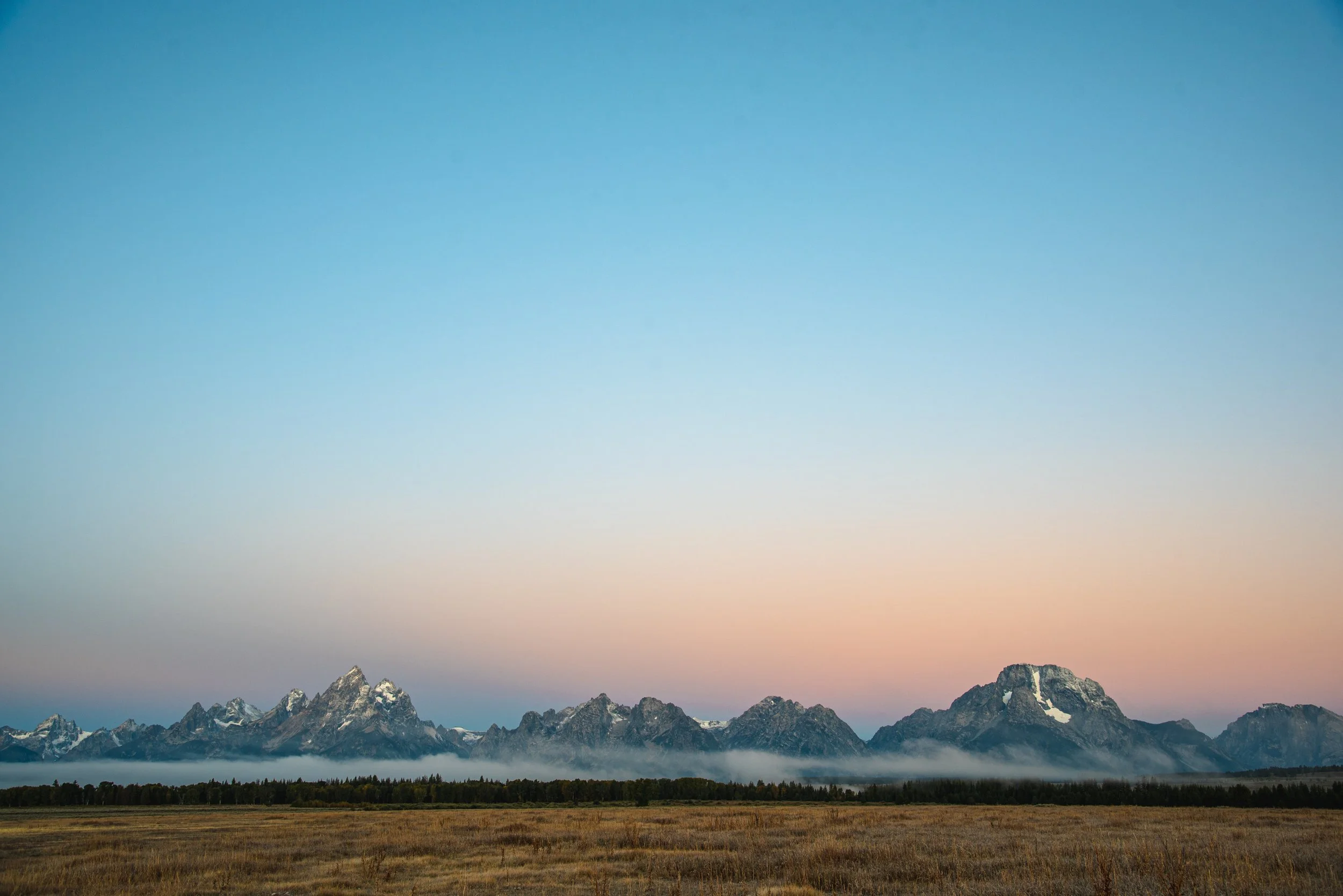 Morning Over The Teton Range