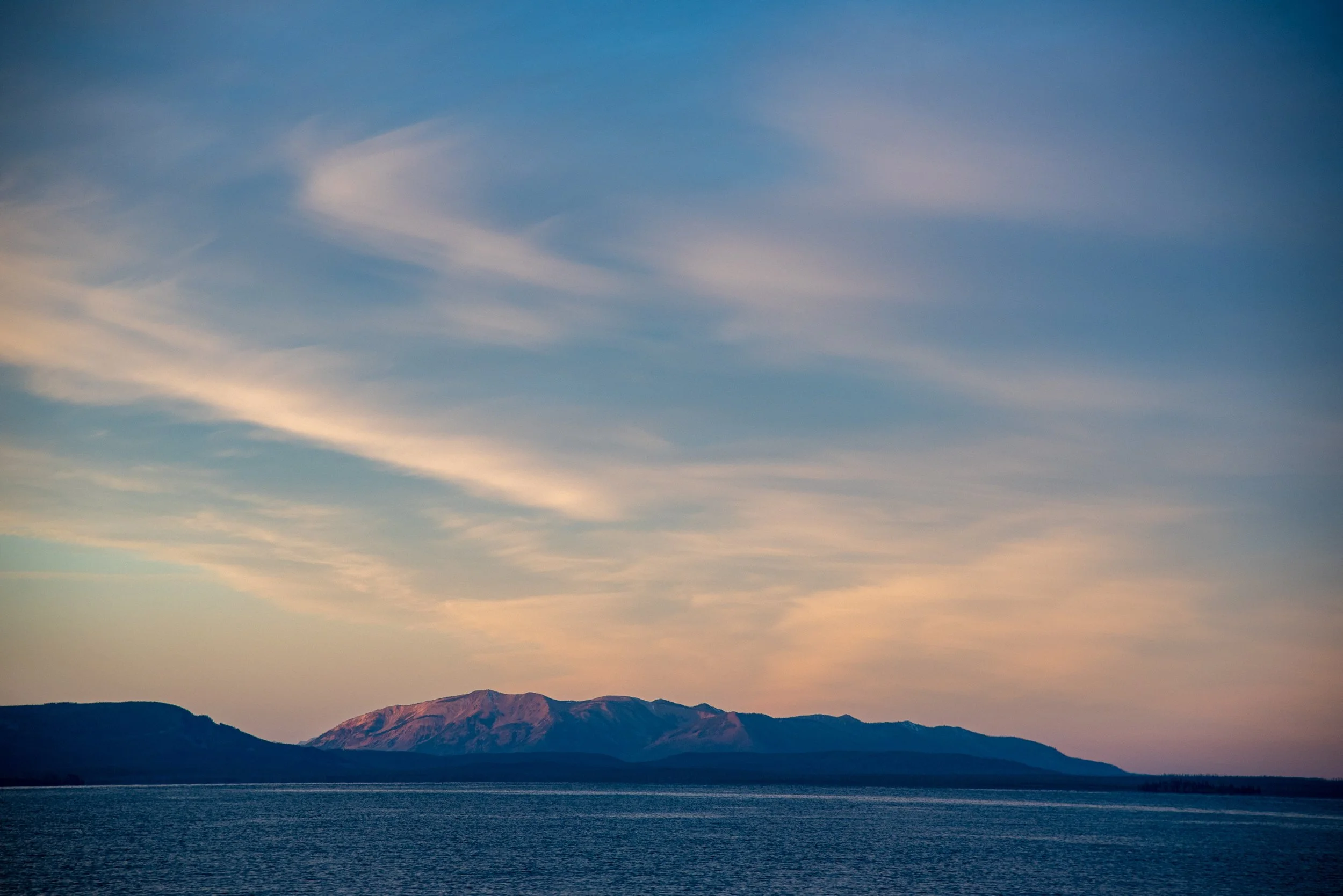 Yellowstone Lake At Sunrise