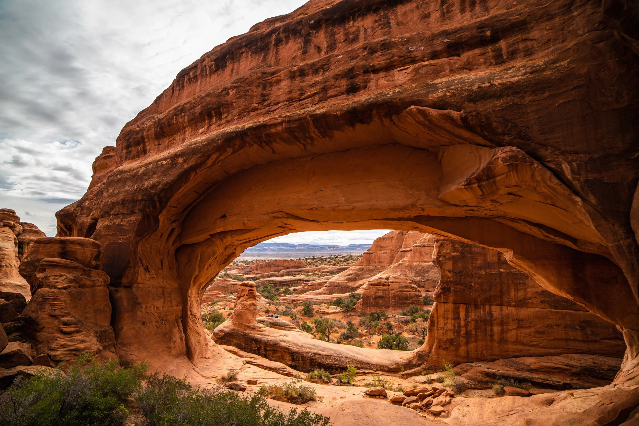 Behind Tower Arch