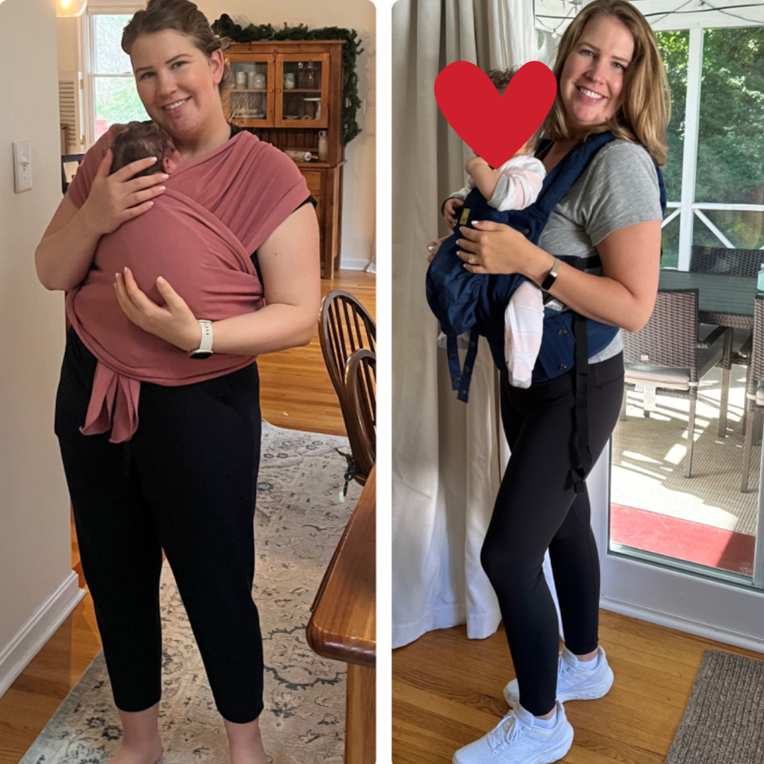 postpartum weight loss success