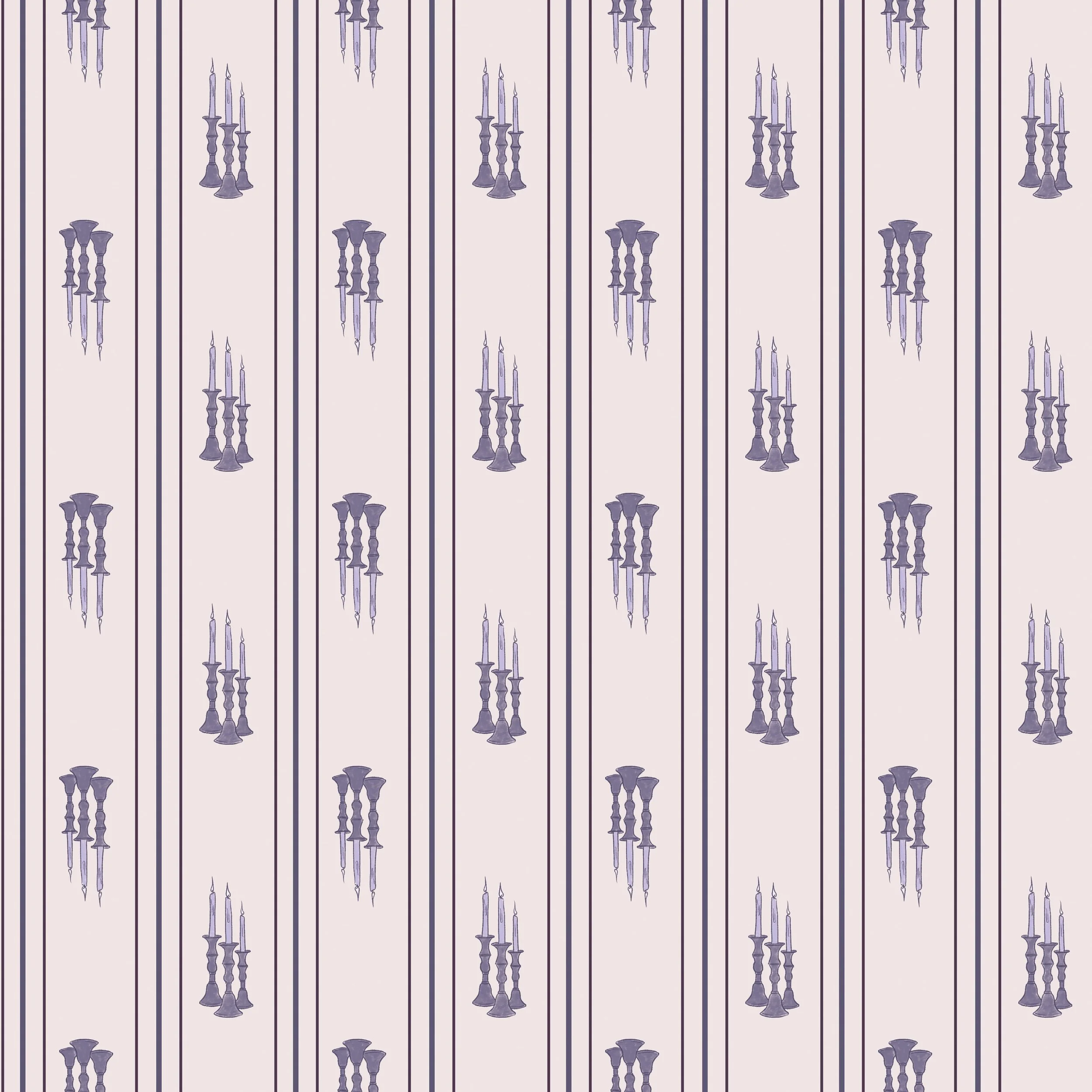 Vertical pattern with candlesticks and lines.