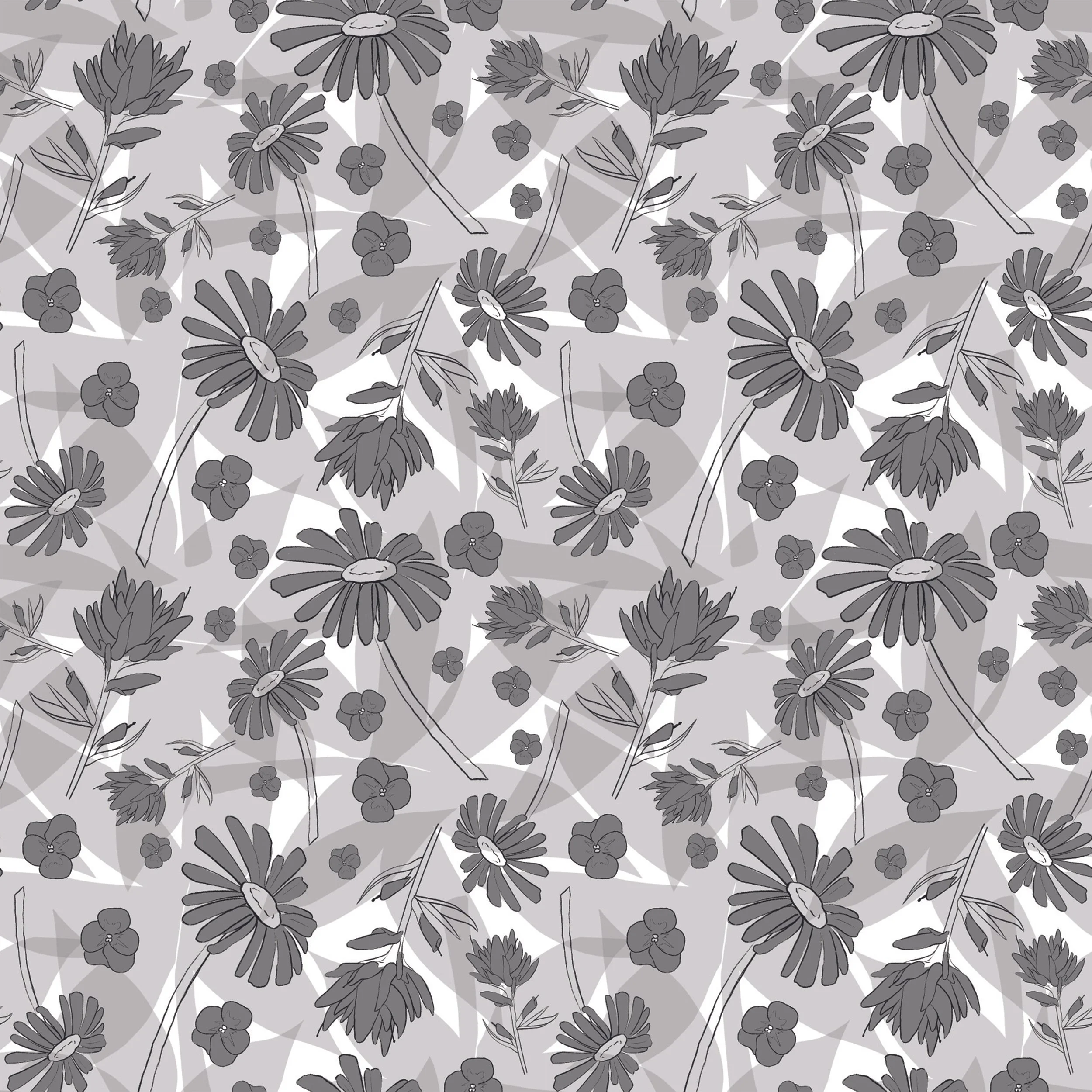 Patterns and motifs created for a hypothetical bedding set to be sold at Target. Inspired by native Ohio plants.