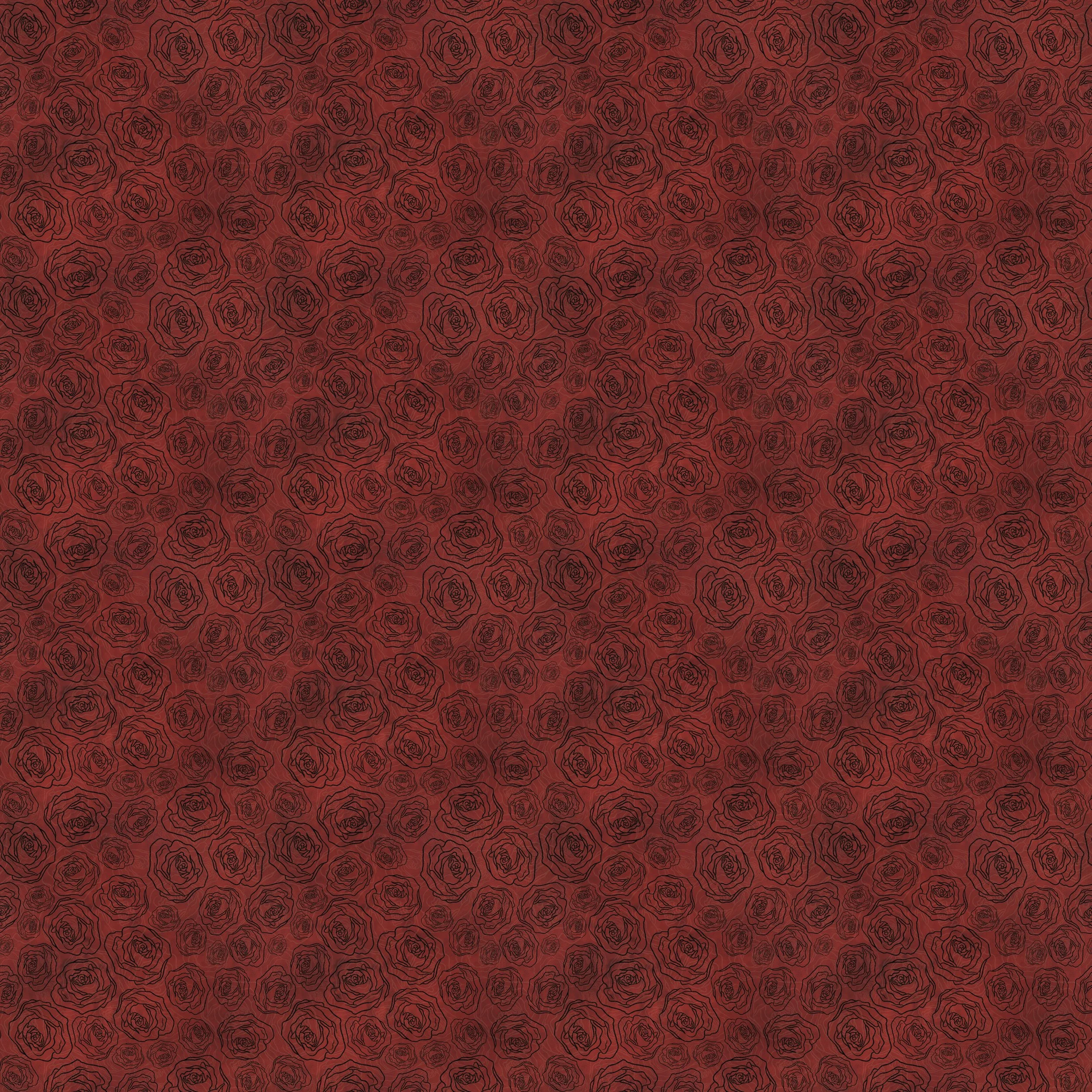 A more subtle and detailed usage of the rose motif.
